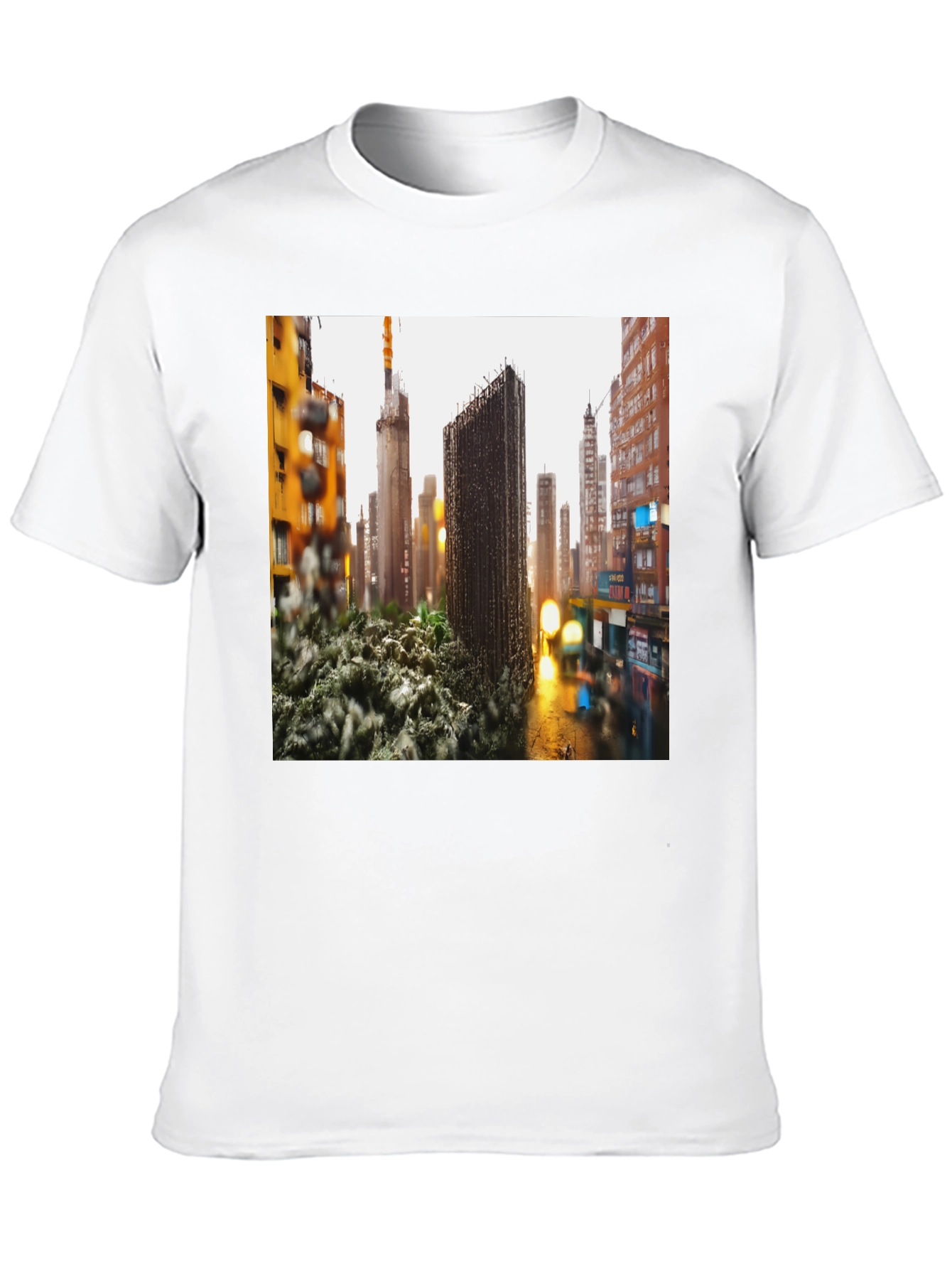 Urban Sprawl T-Shirt - Modern Cityscape Tee