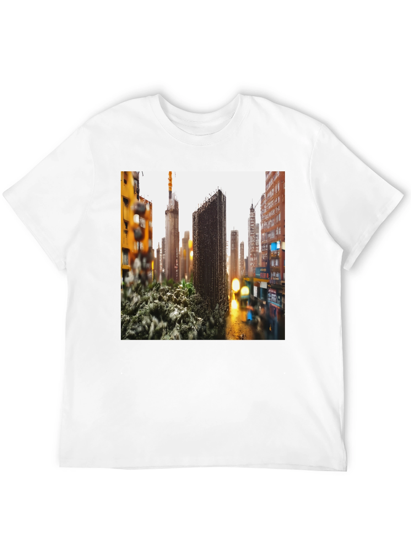 Urban Sprawl T-Shirt - Modern Cityscape Tee