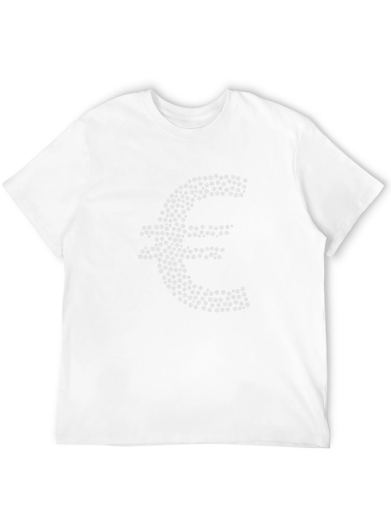 Euro Symbol Black T-Shirt