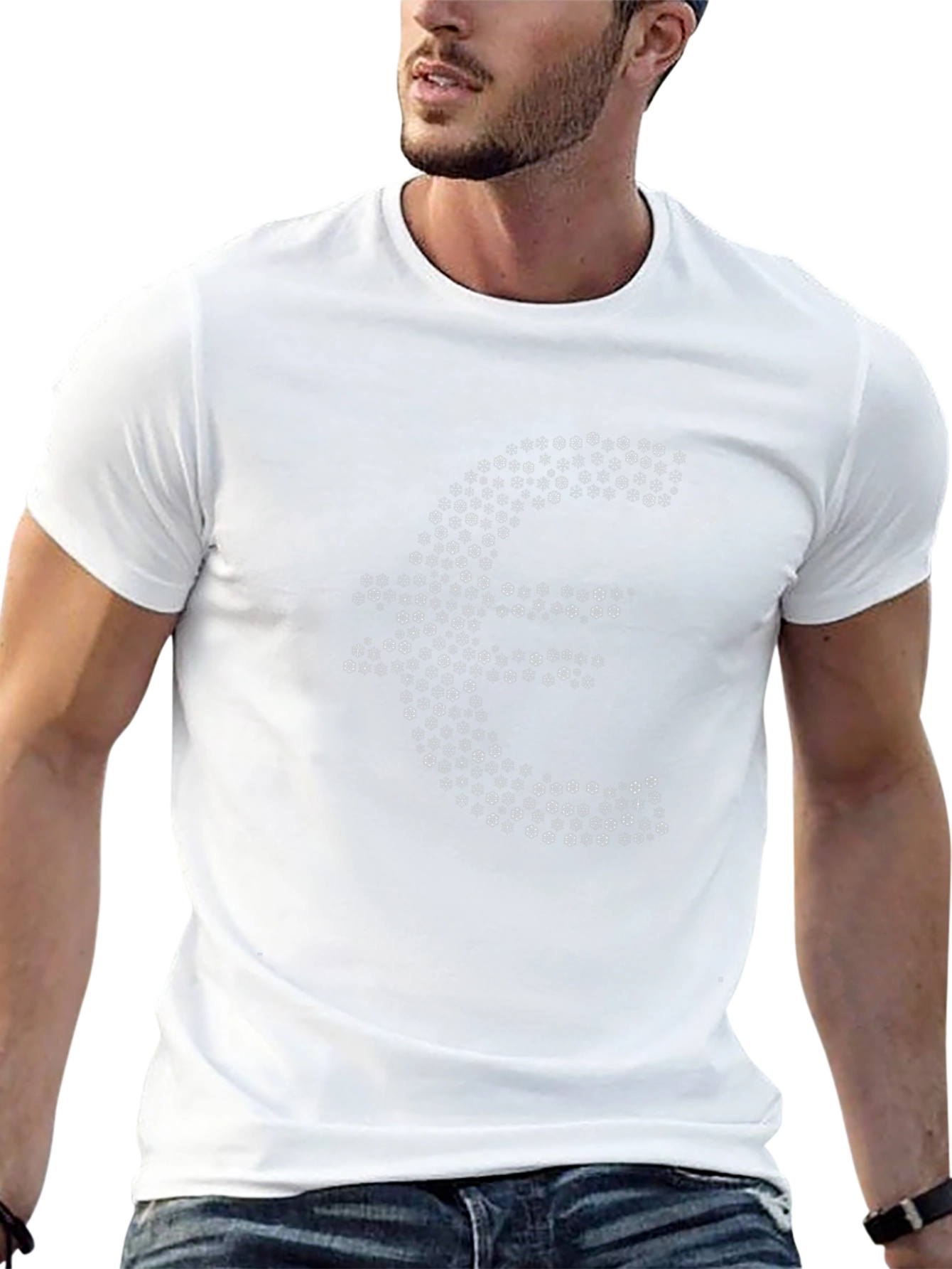 Euro Symbol Black T-Shirt