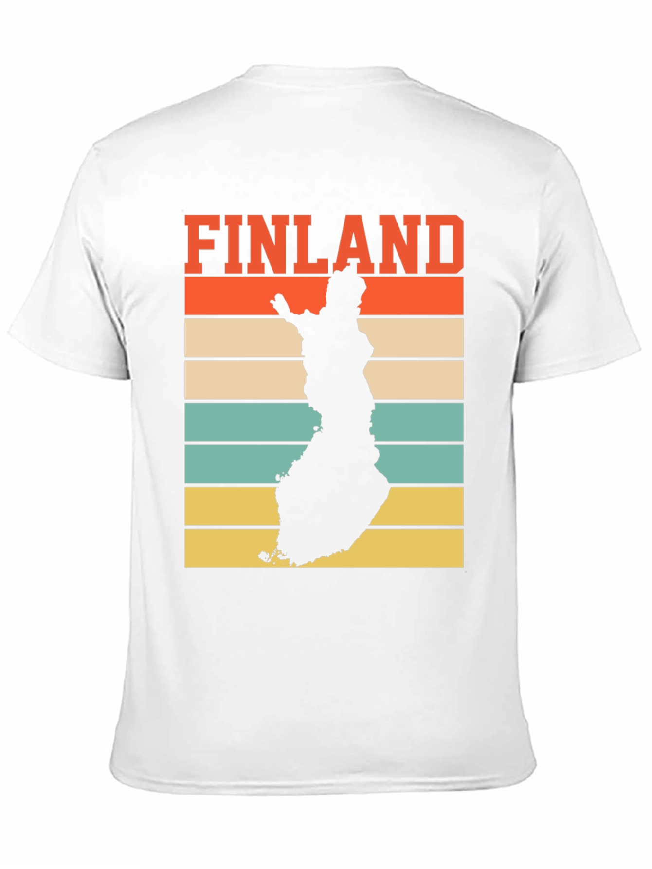 Finland Map Retro T-Shirt - Country Pride Tee