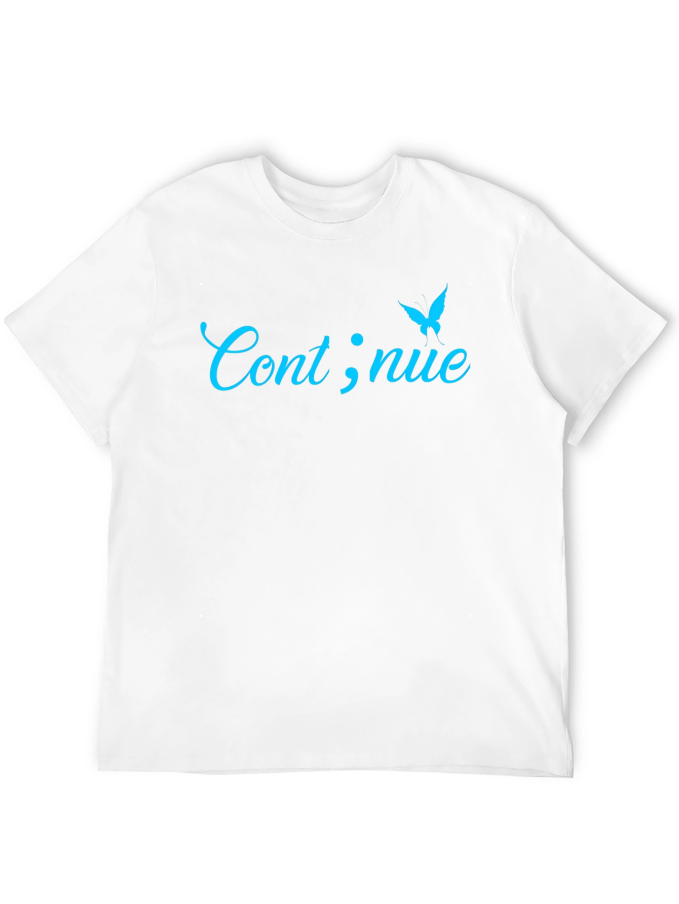 Continue Butterfly Graphic Tee - Mens Black T-Shirt