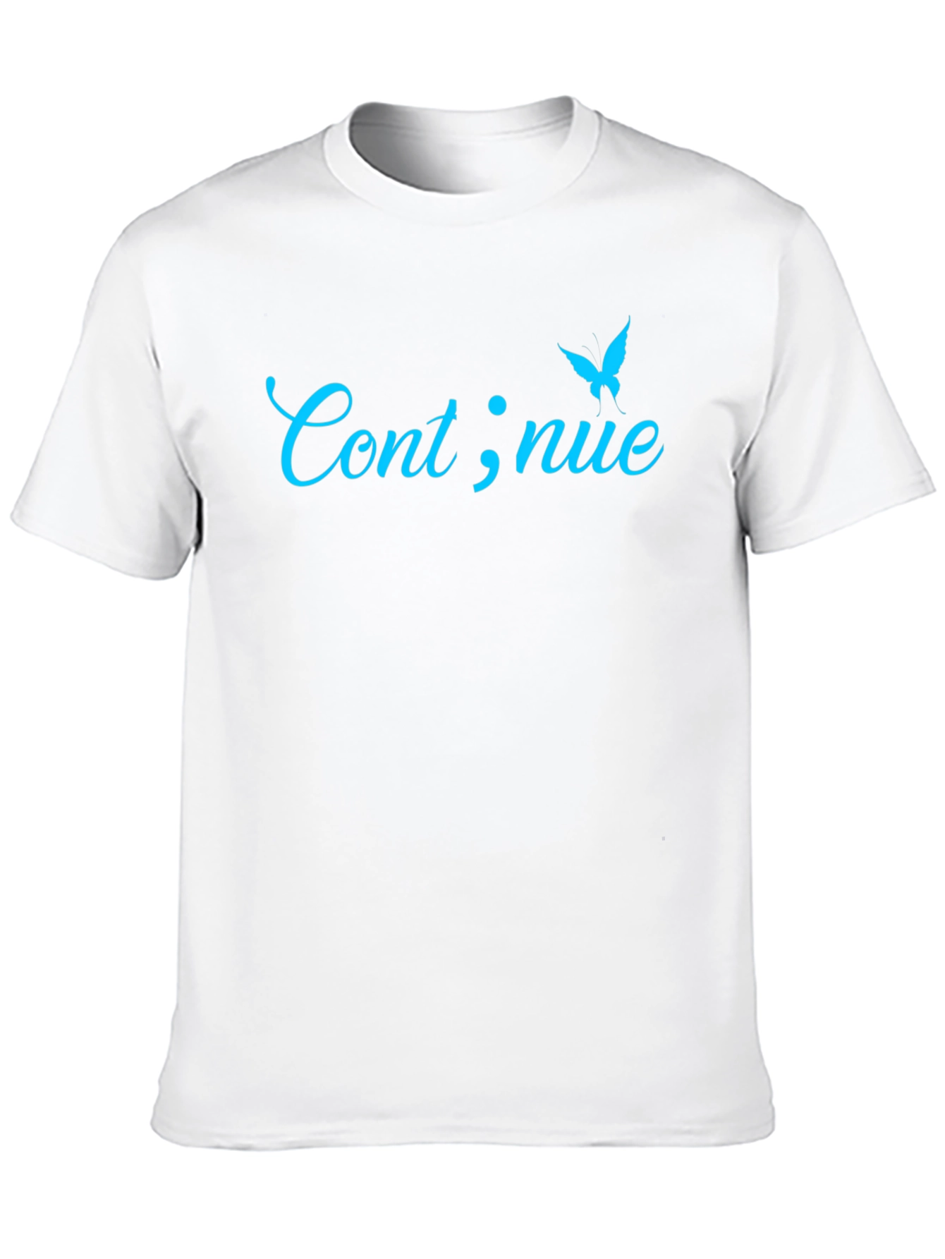 Continue Butterfly Graphic Tee - Mens Black T-Shirt