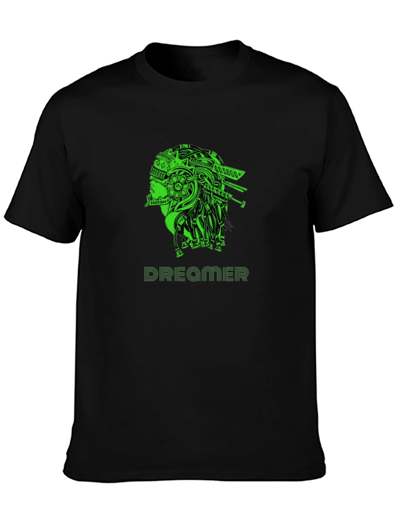 Dreamer Graphic T-Shirt - Black Crew Neck Tee