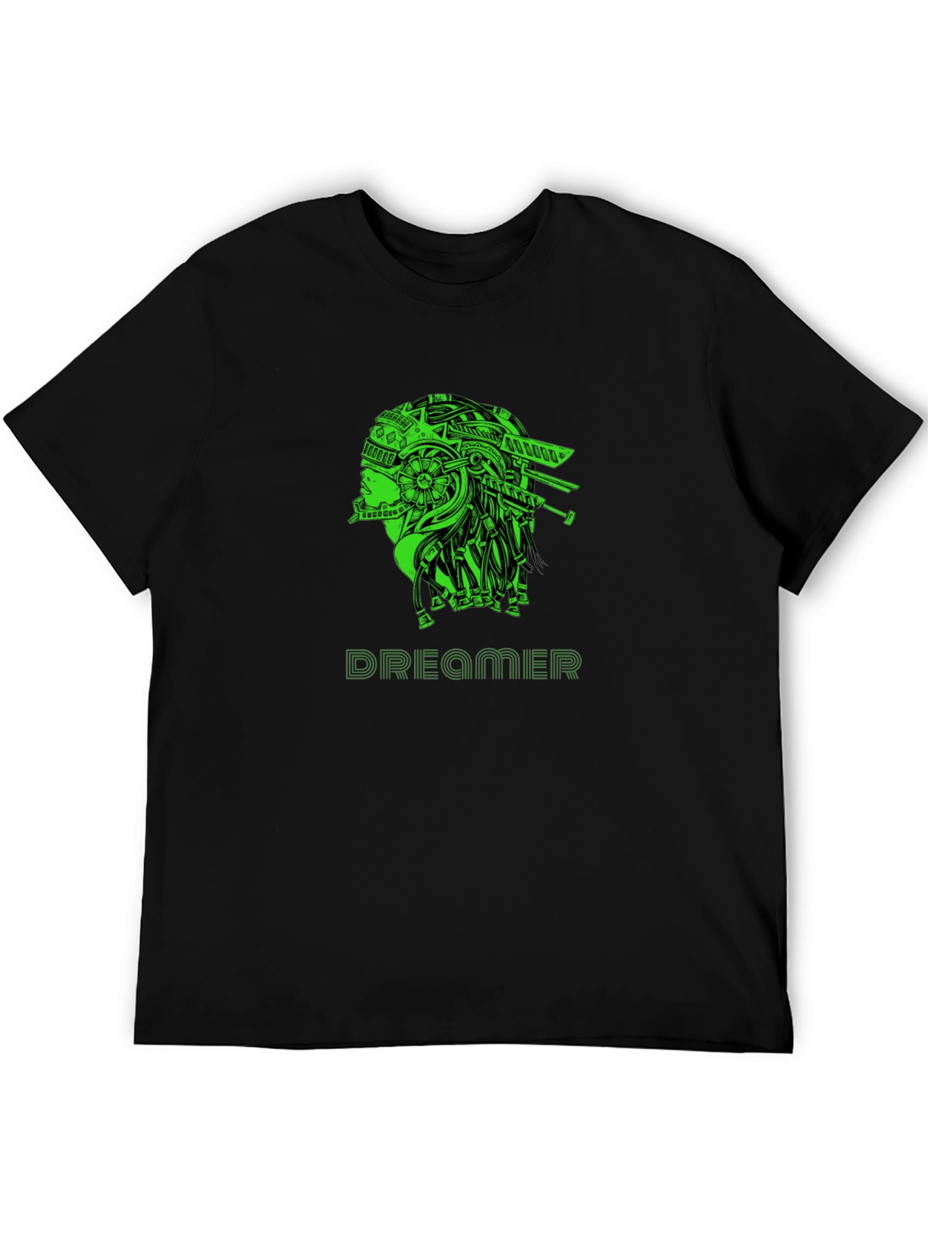 Dreamer Graphic T-Shirt - Black Crew Neck Tee
