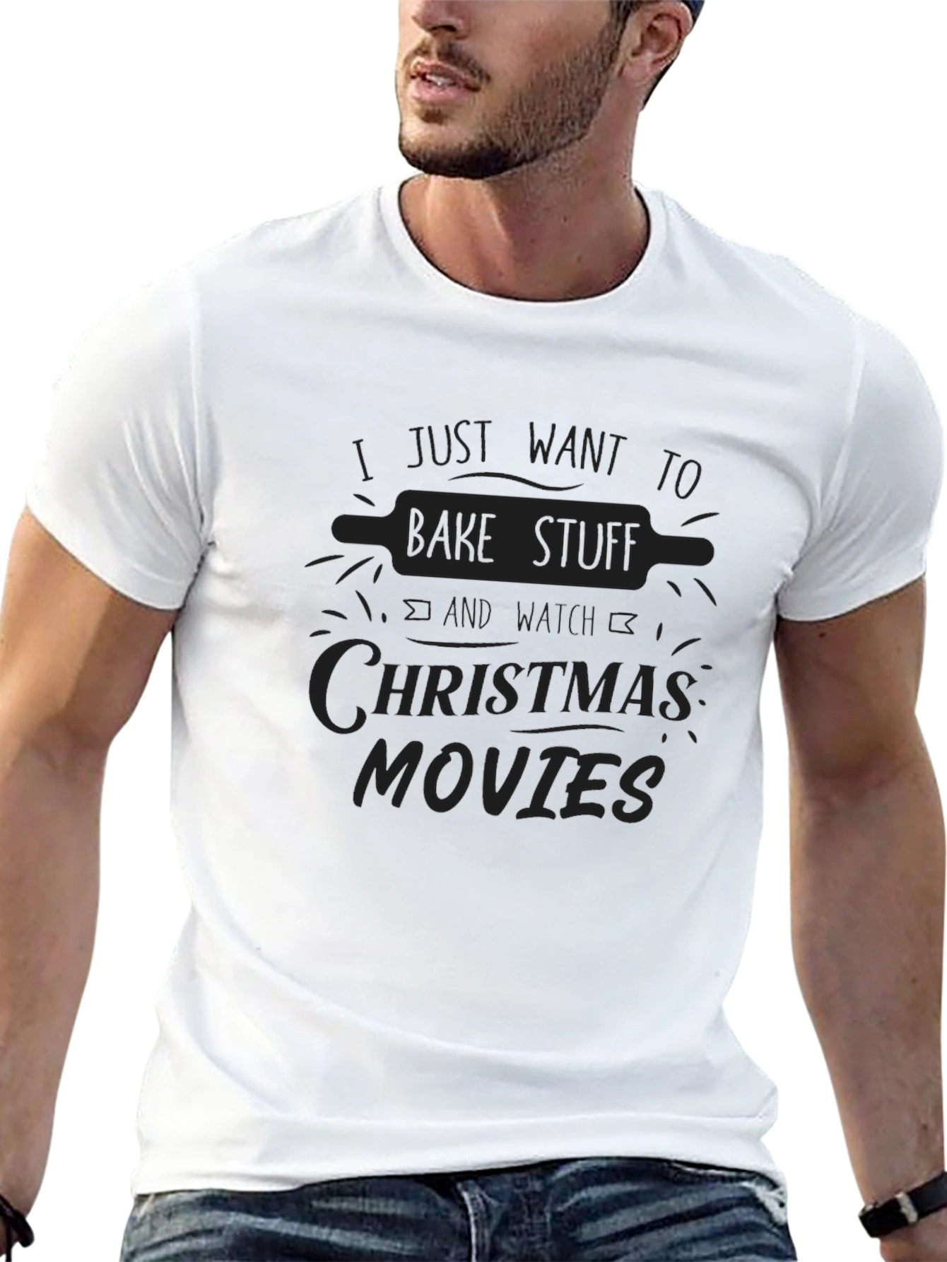 Bake Stuff & Christmas Movies T-Shirt