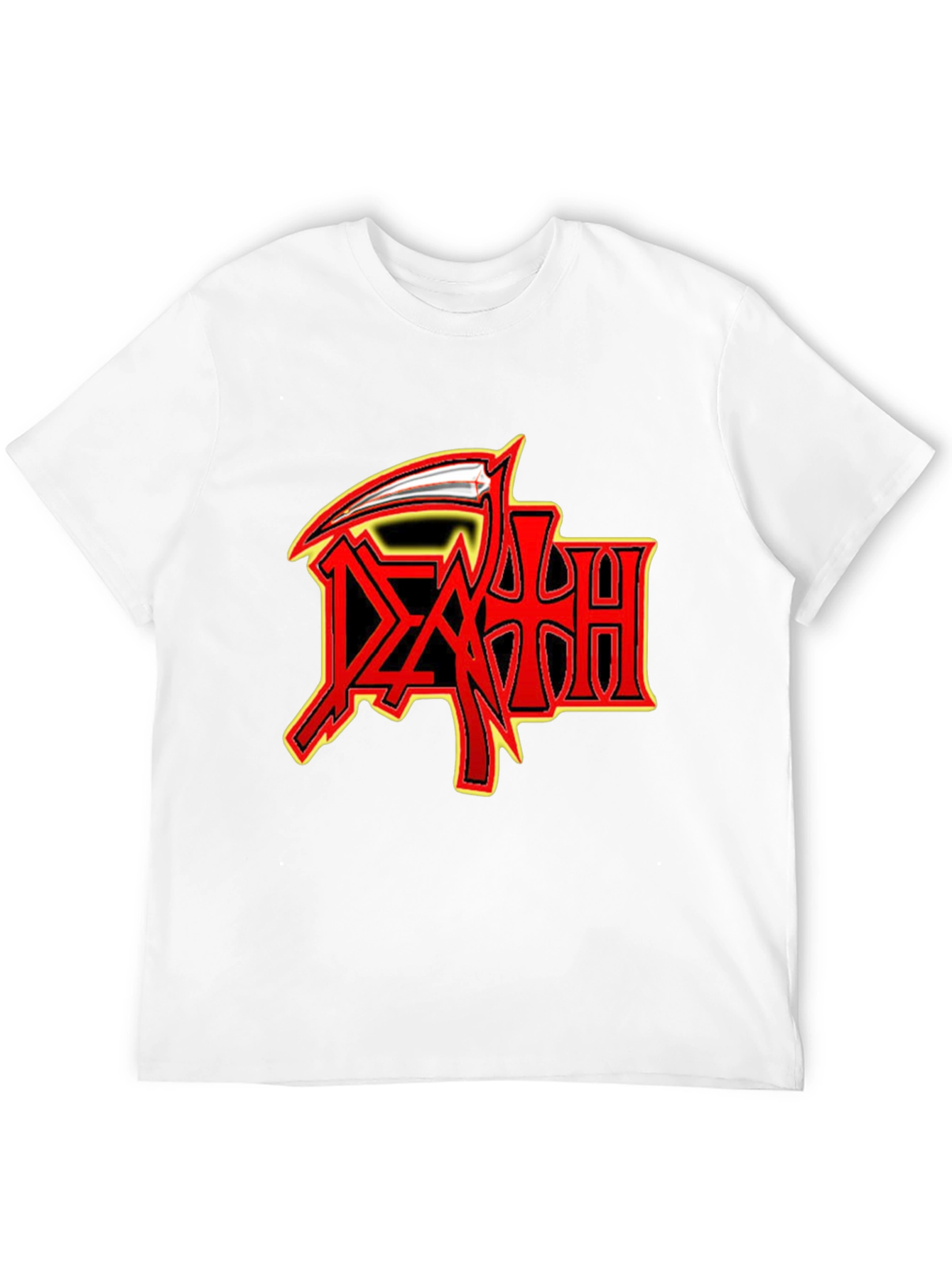 Death Band Logo Graphic Black T-Shirt