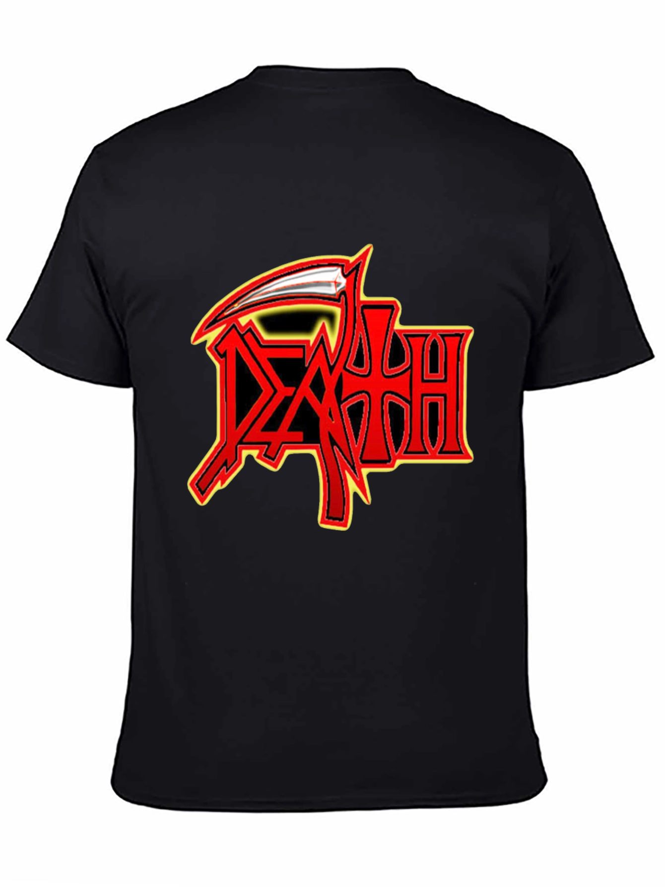 Death Band Logo Graphic Black T-Shirt