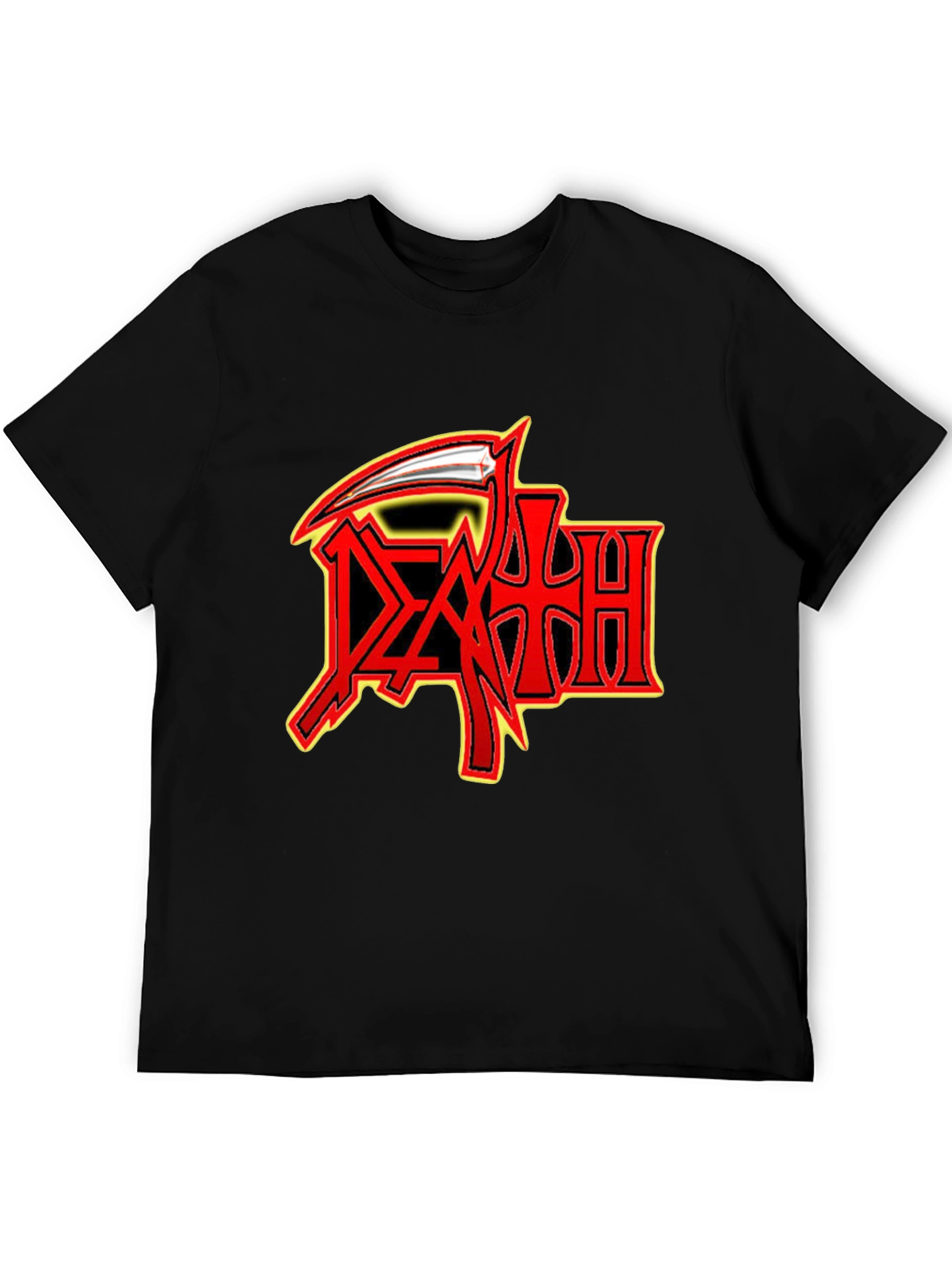 Death Band Logo Graphic Black T-Shirt