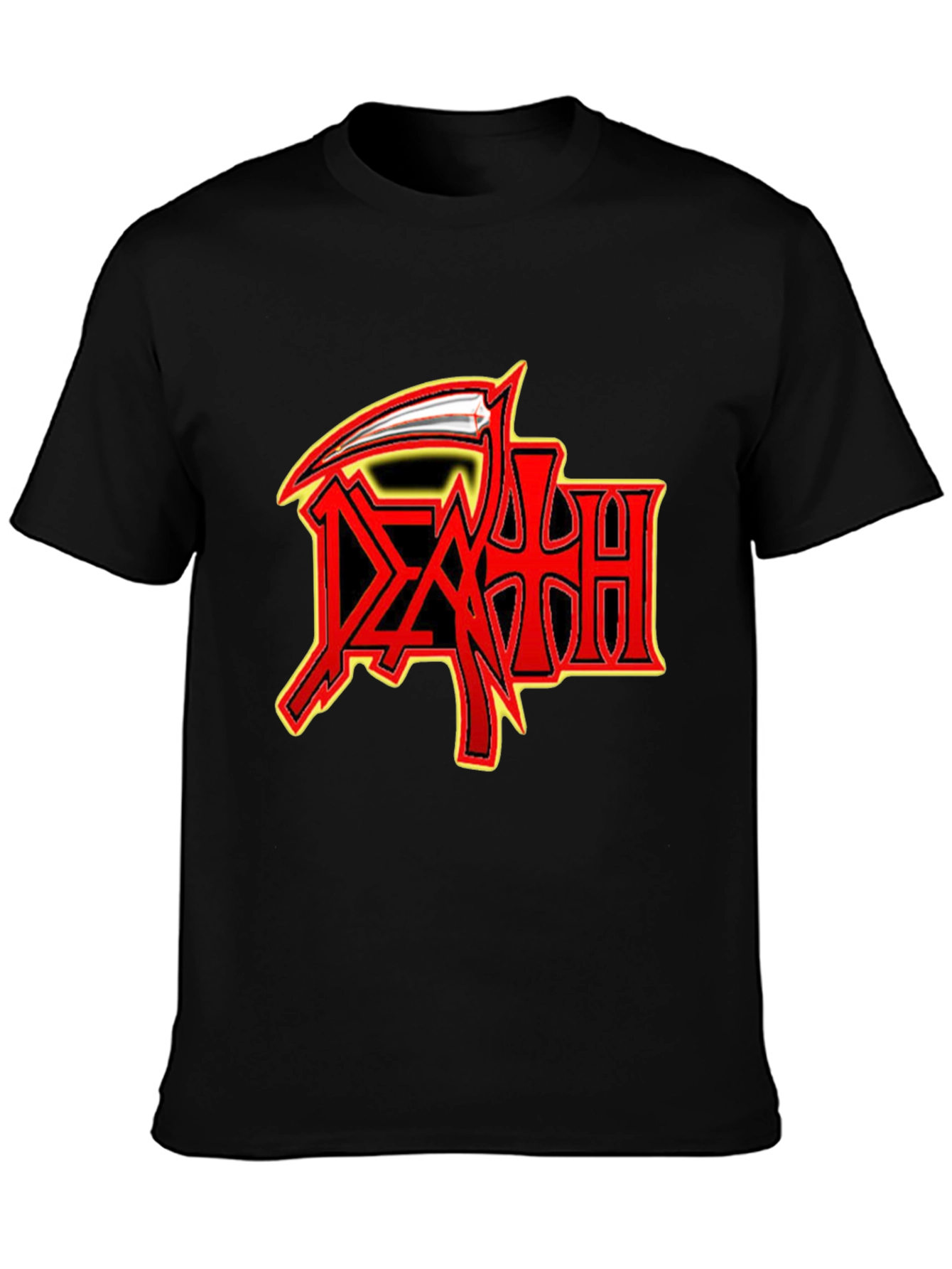 Death Band Logo Graphic Black T-Shirt