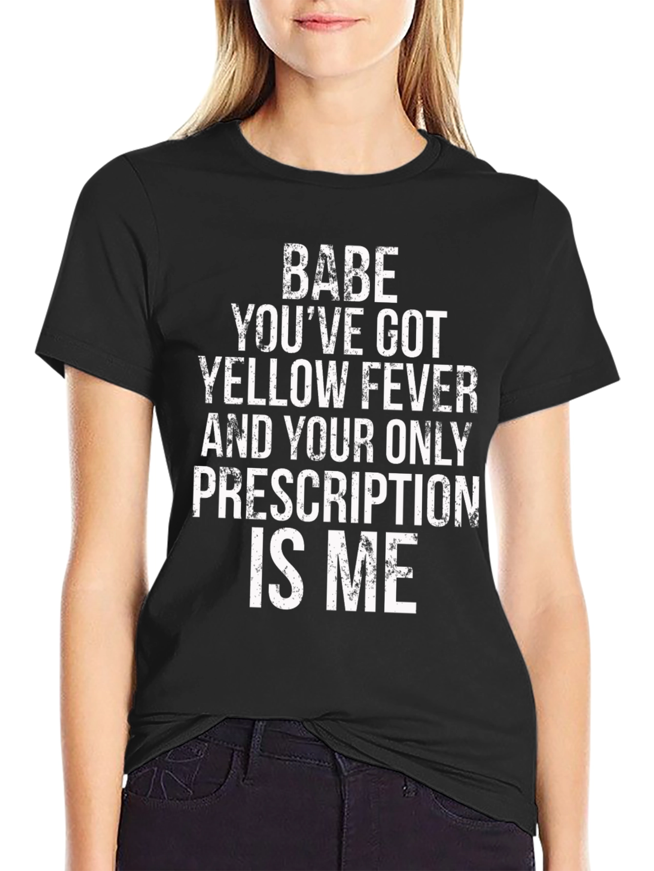 Babe Yellow Fever T-Shirt - Humorous Graphic Tee