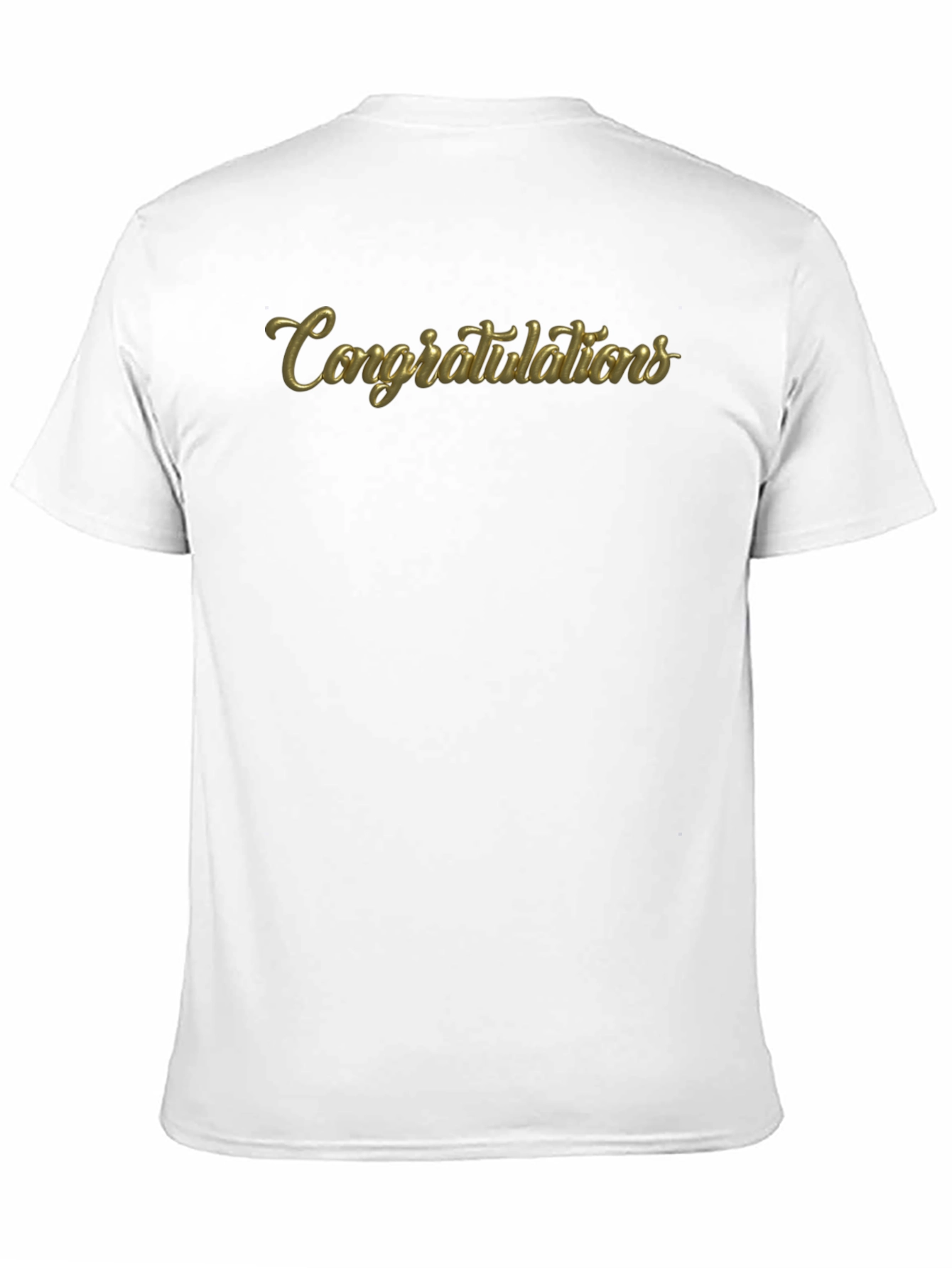 Congrats Black Graphic Tee - Unisex