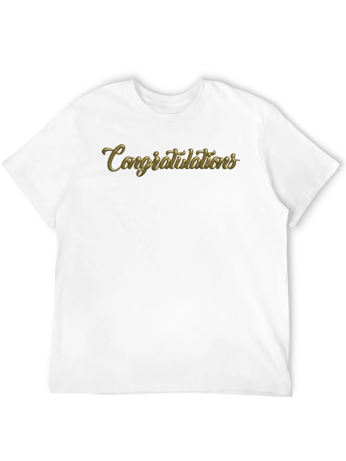 Congrats Black Graphic Tee - Unisex