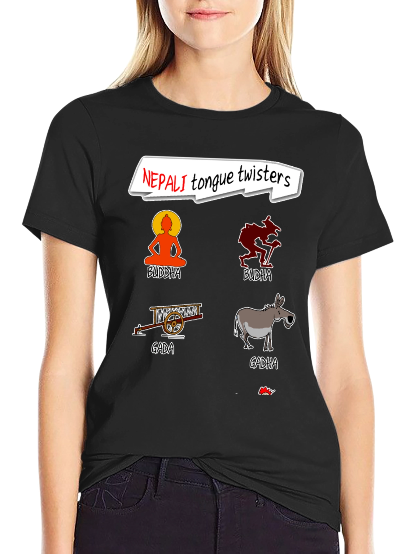 Nepali Tongue Twisters Graphic T-Shirt