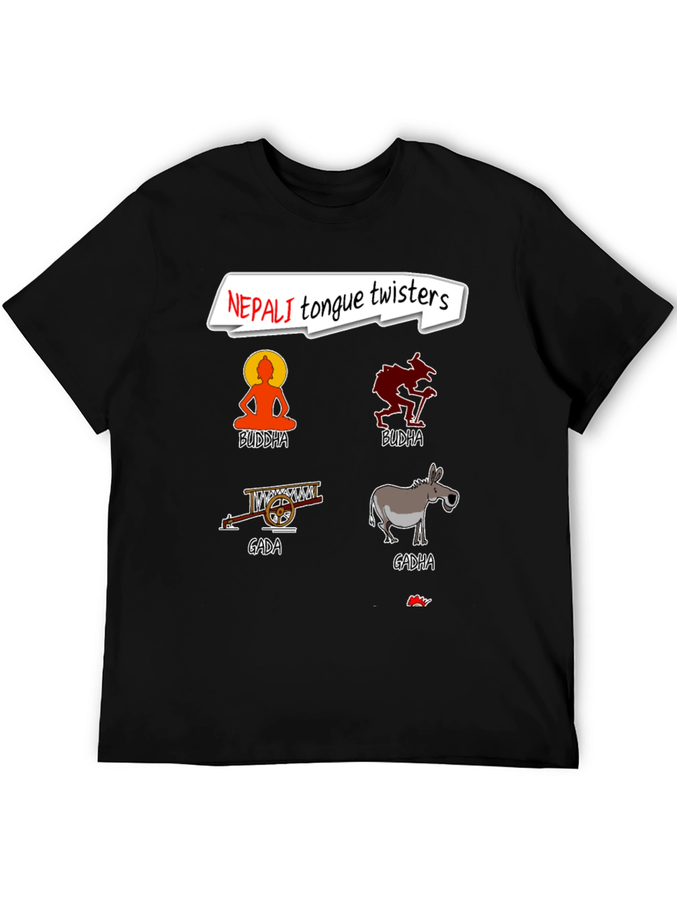 Nepali Tongue Twisters Graphic T-Shirt