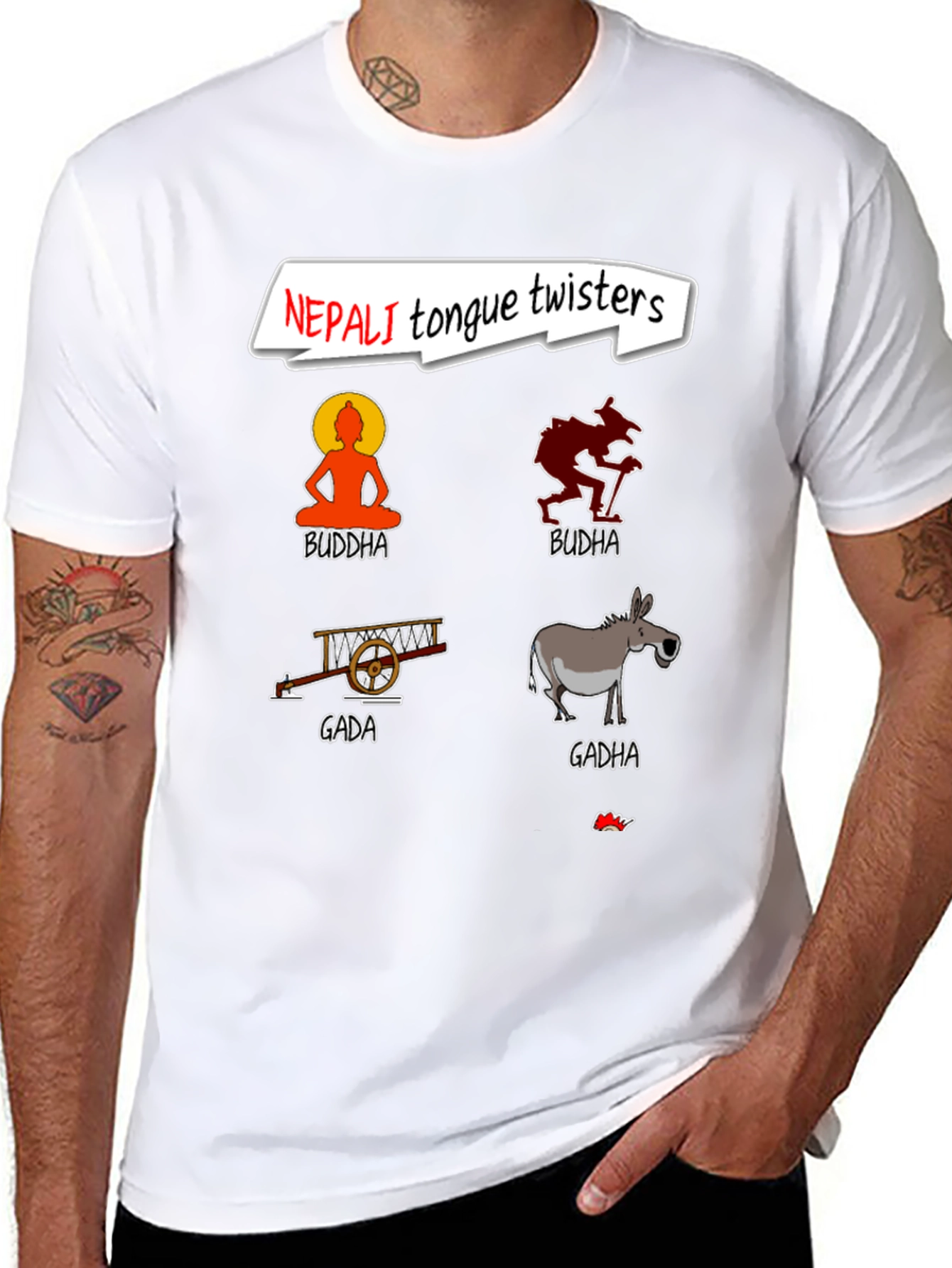 Nepali Tongue Twisters Graphic T-Shirt