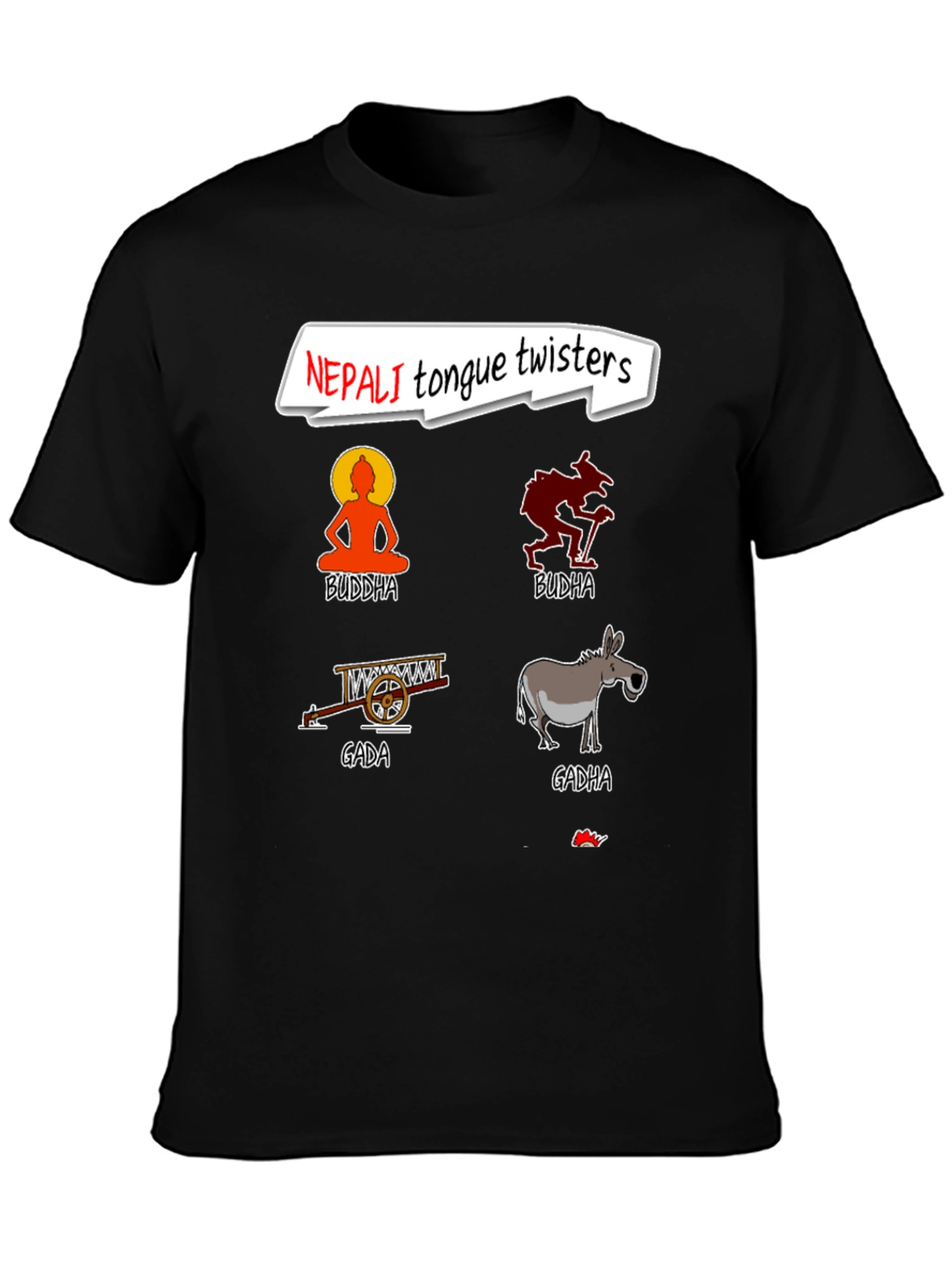 Nepali Tongue Twisters Graphic T-Shirt