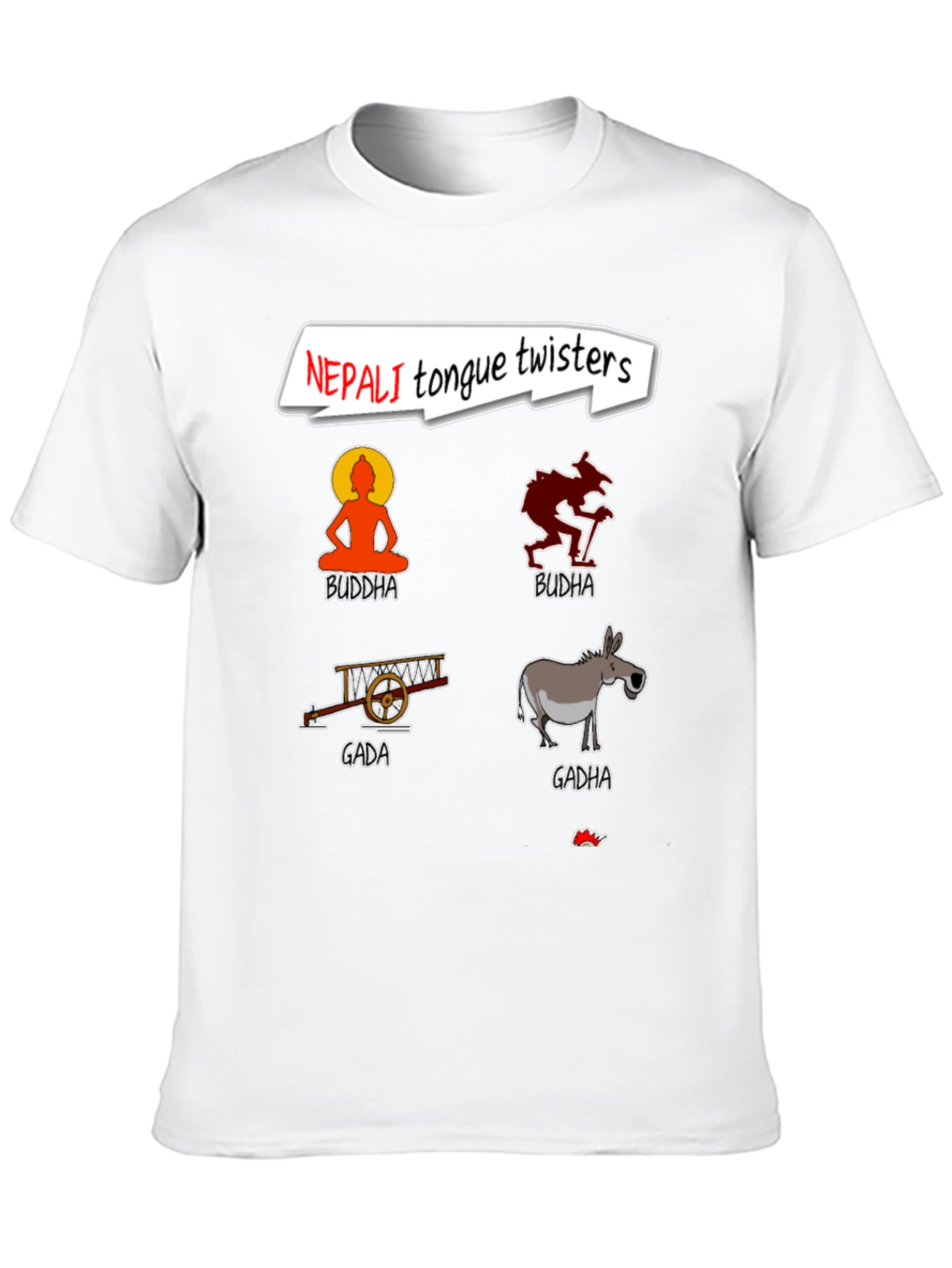 Nepali Tongue Twisters Graphic T-Shirt