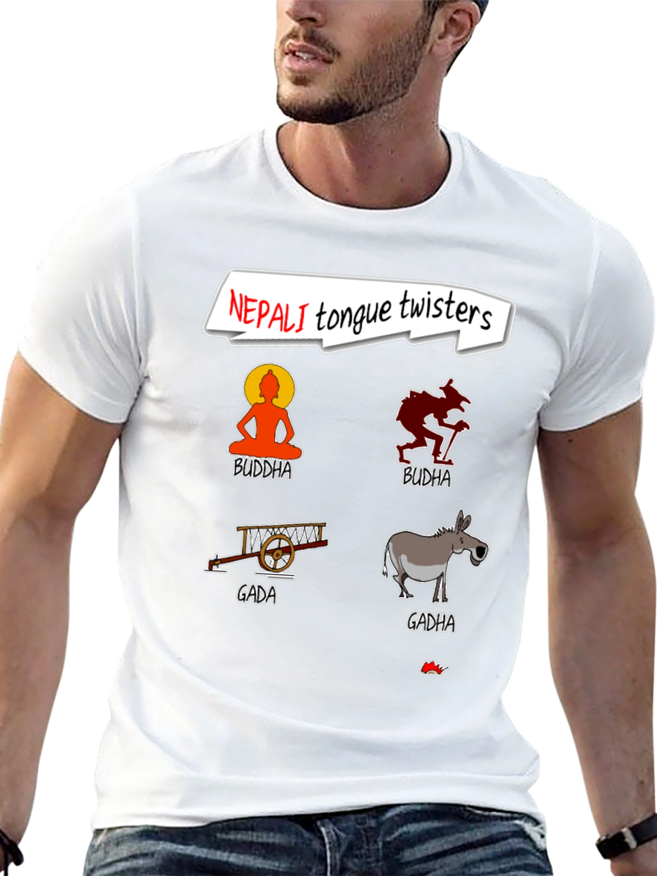 Nepali Tongue Twisters Graphic T-Shirt