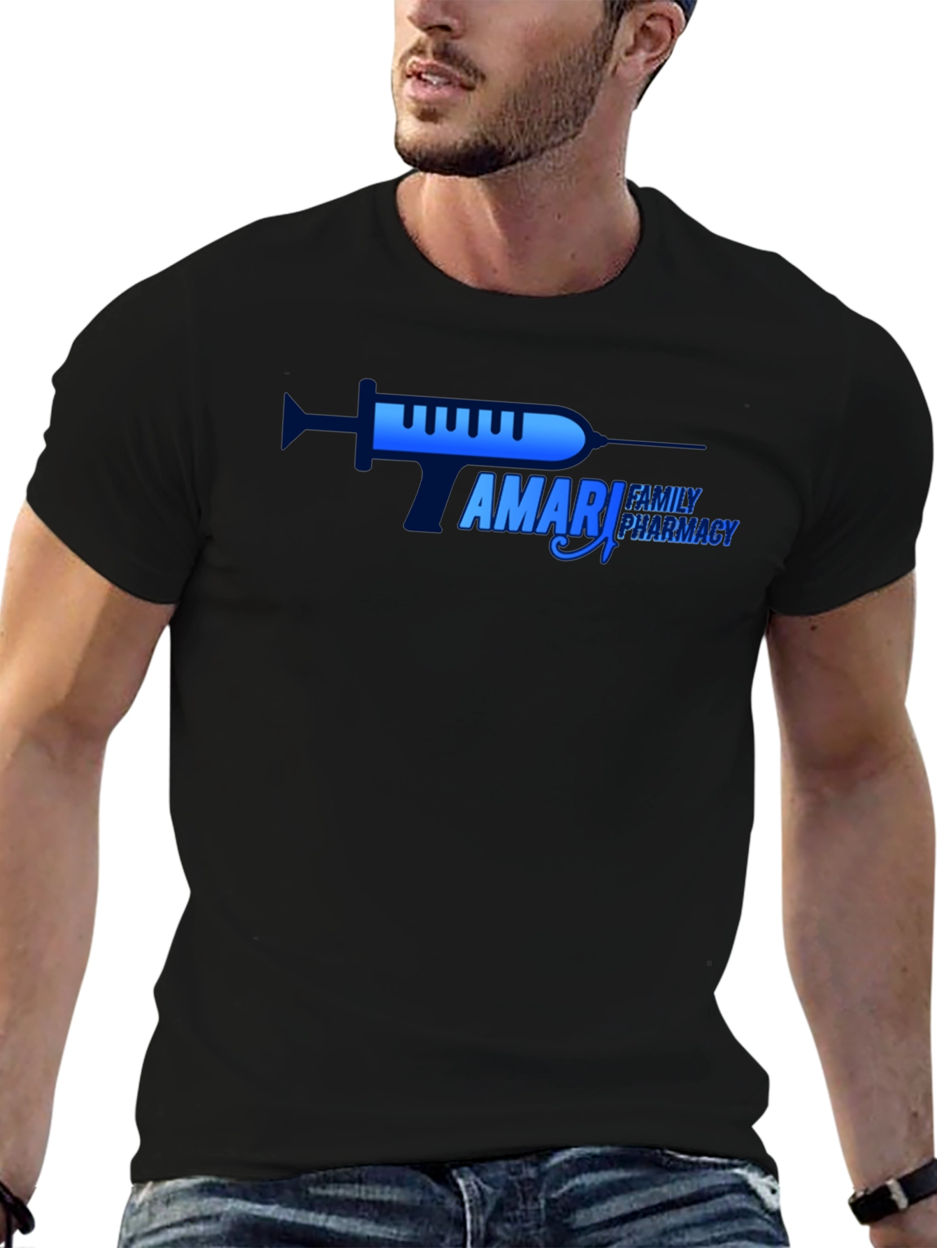Amari Family Pharmacy Black T-Shirt