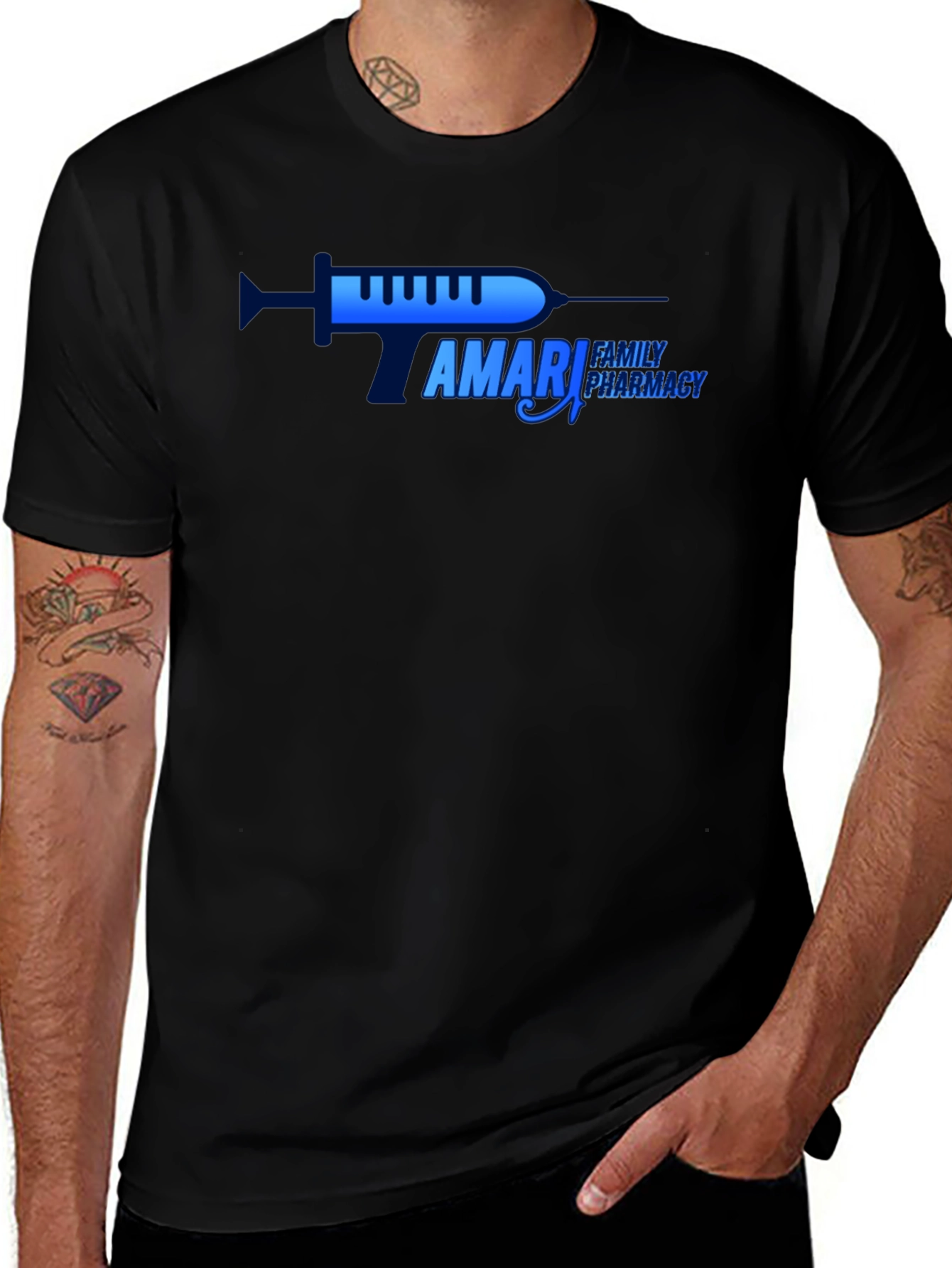 Amari Family Pharmacy Black T-Shirt