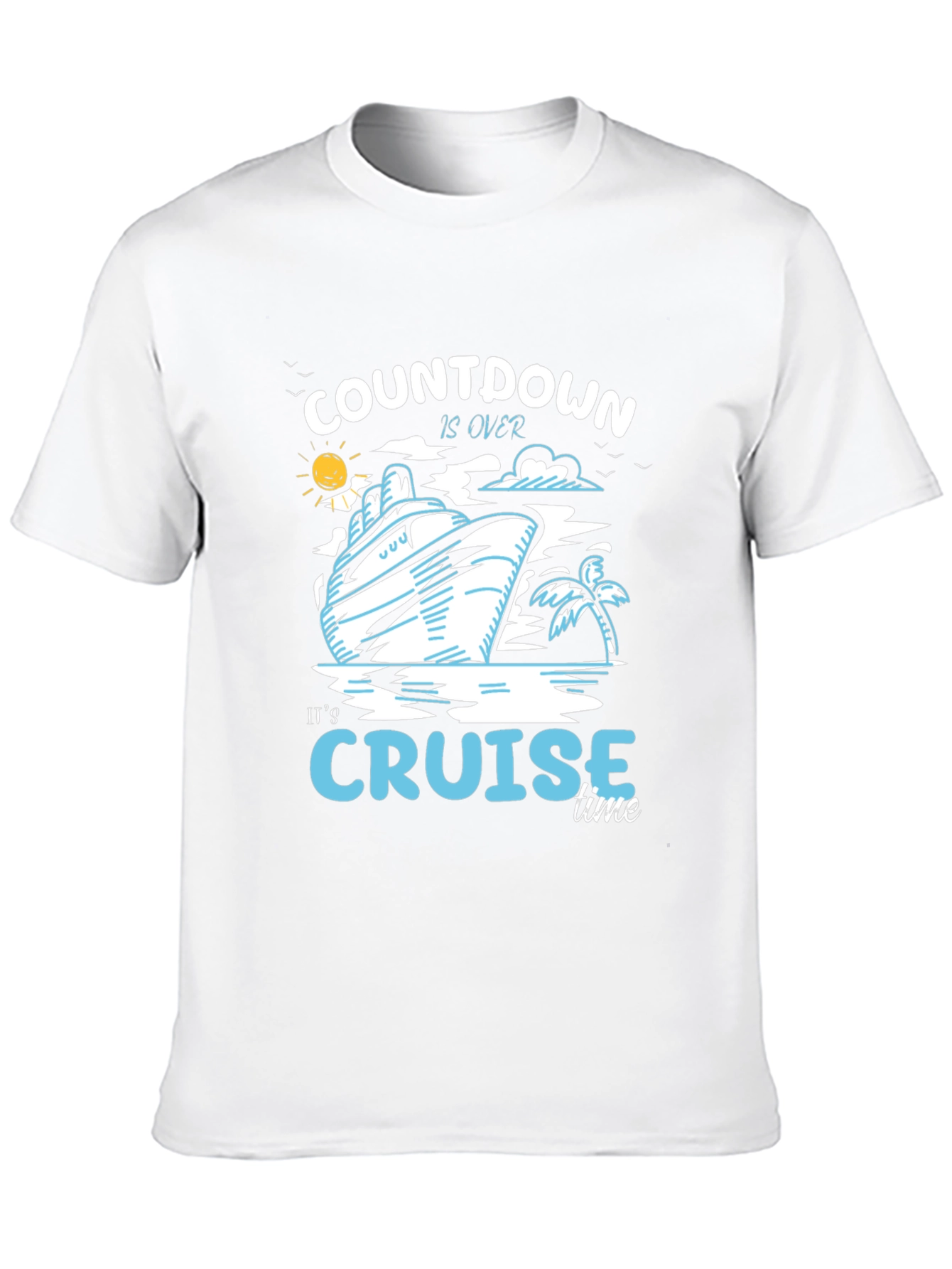 Cruise Time Black T-Shirt - Vacation Mode Activated