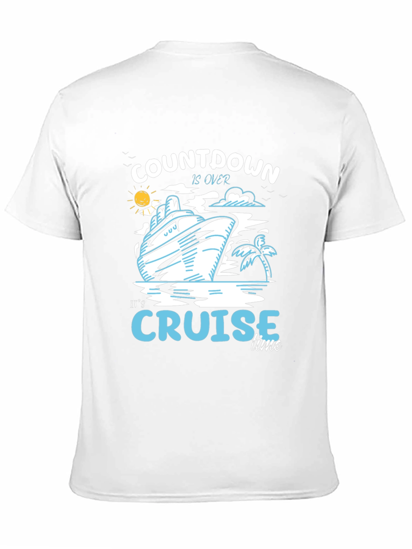 Cruise Time Black T-Shirt - Vacation Mode Activated