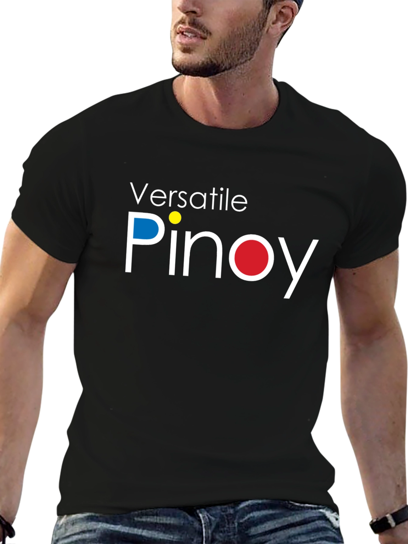 Versatile Pinoy Graphic Tee - Black T-Shirt