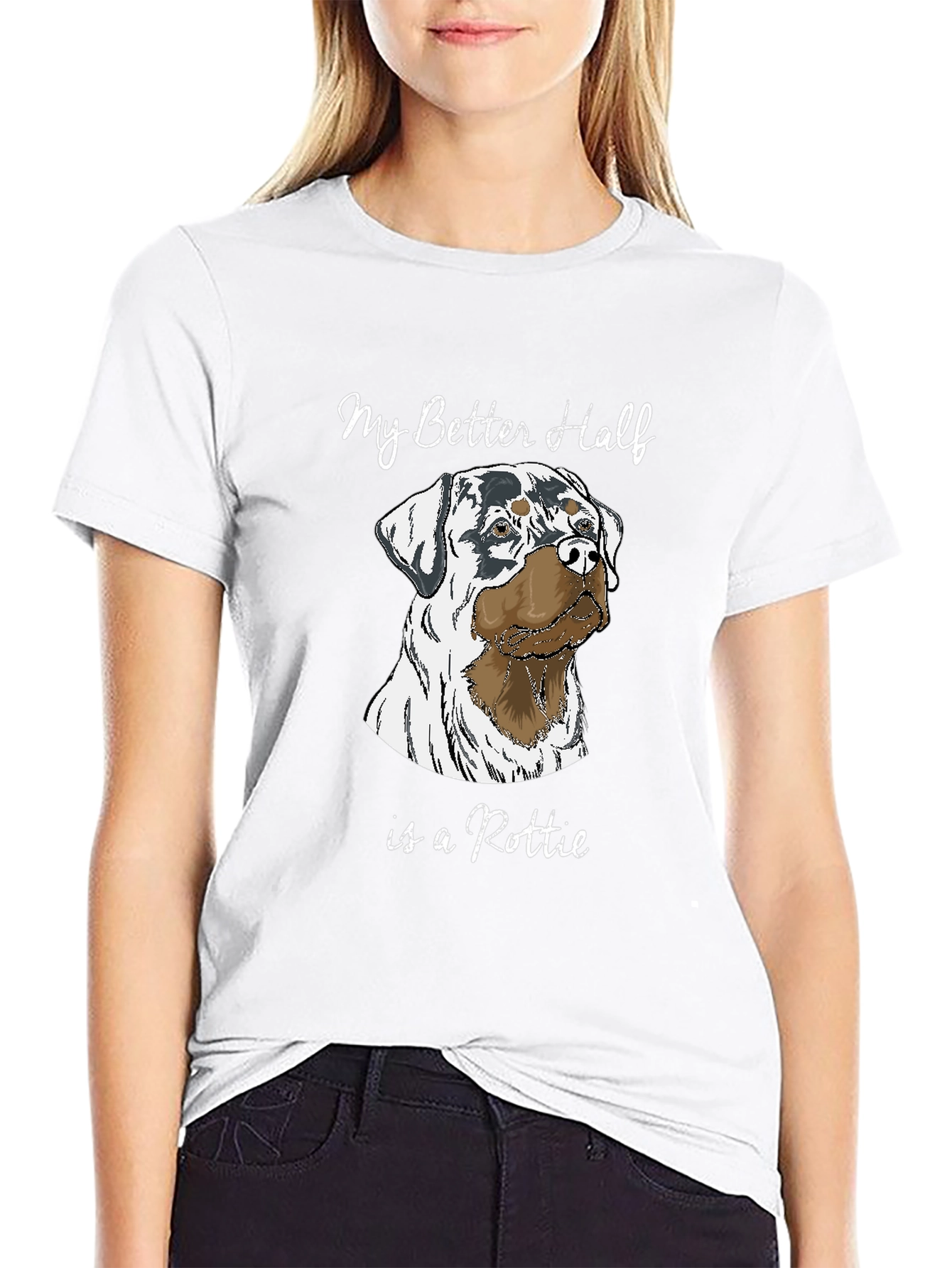 Rottie Lover T-Shirt - My Better Half Dog Tee