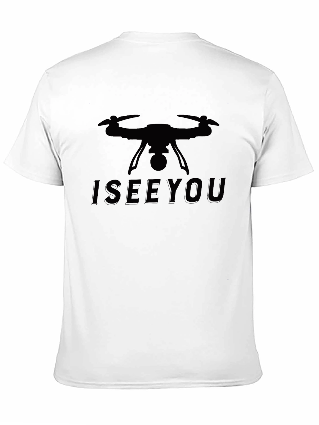 I See You Drone Graphic Tee - Black