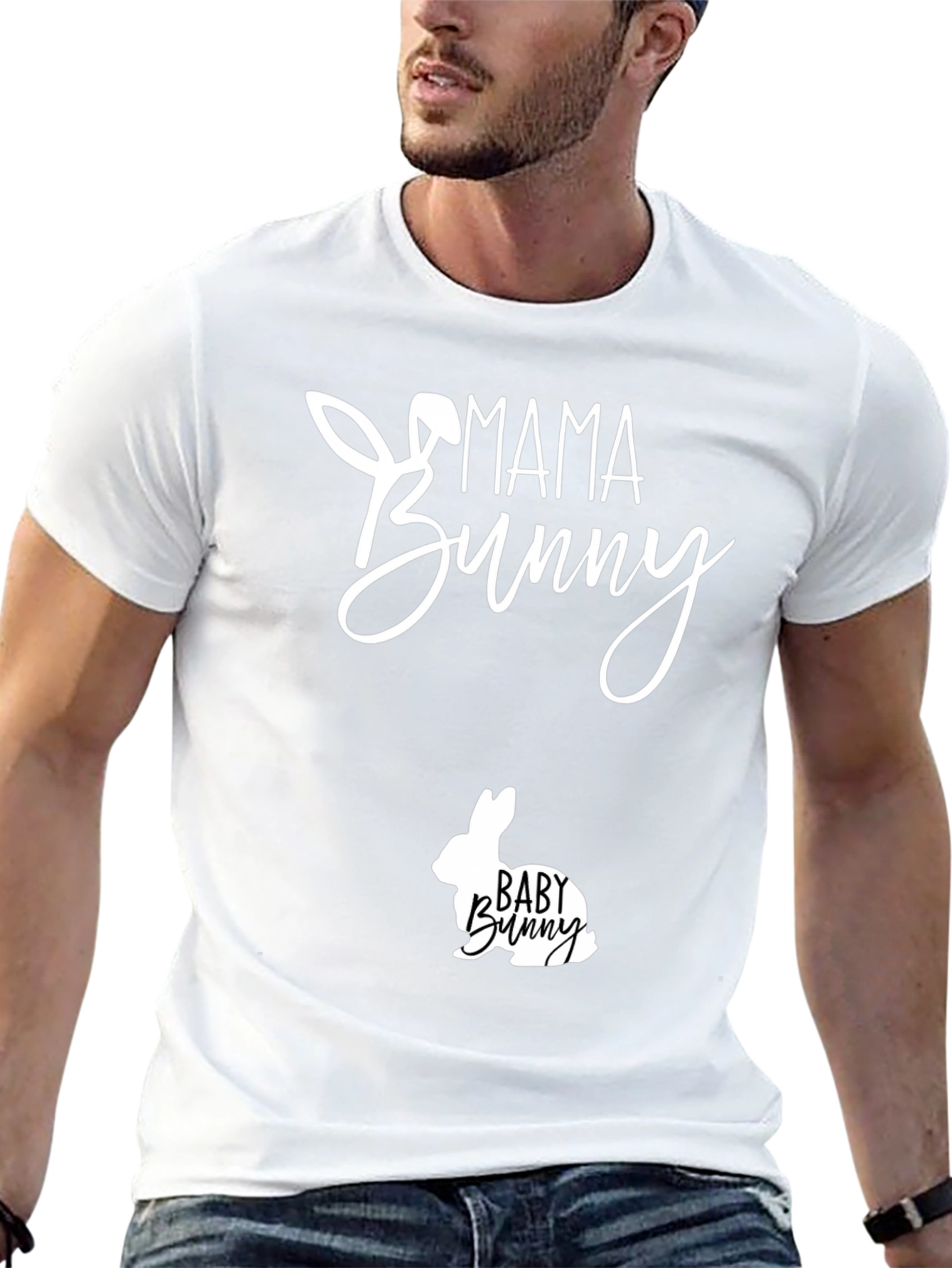 Mama & Baby Bunny Matching T-Shirt Set