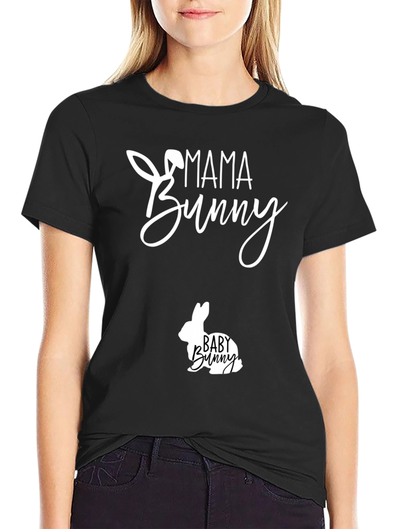 Mama & Baby Bunny Matching T-Shirt Set