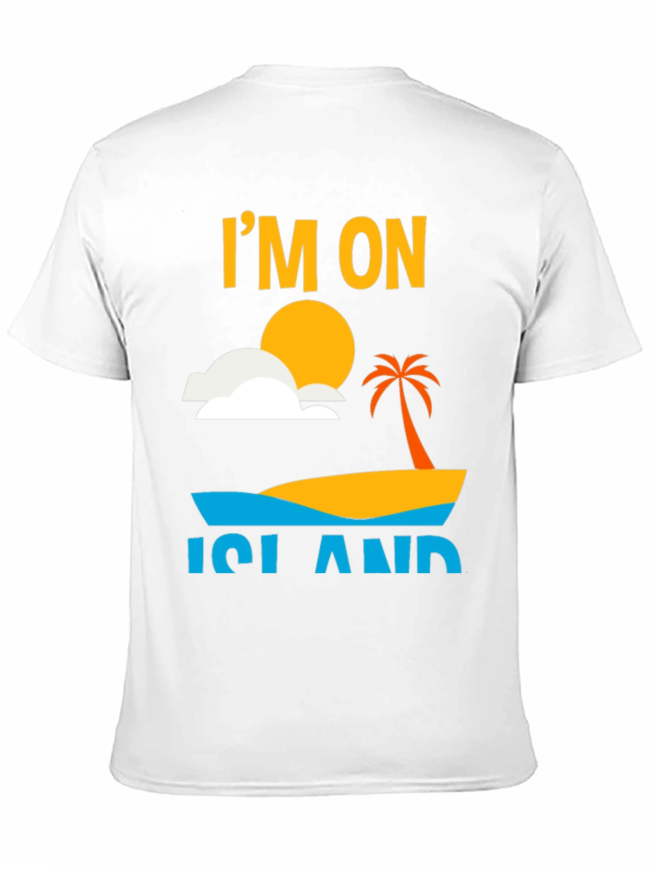 Im On Island Graphic T-Shirt - Tropical Vacation Tee