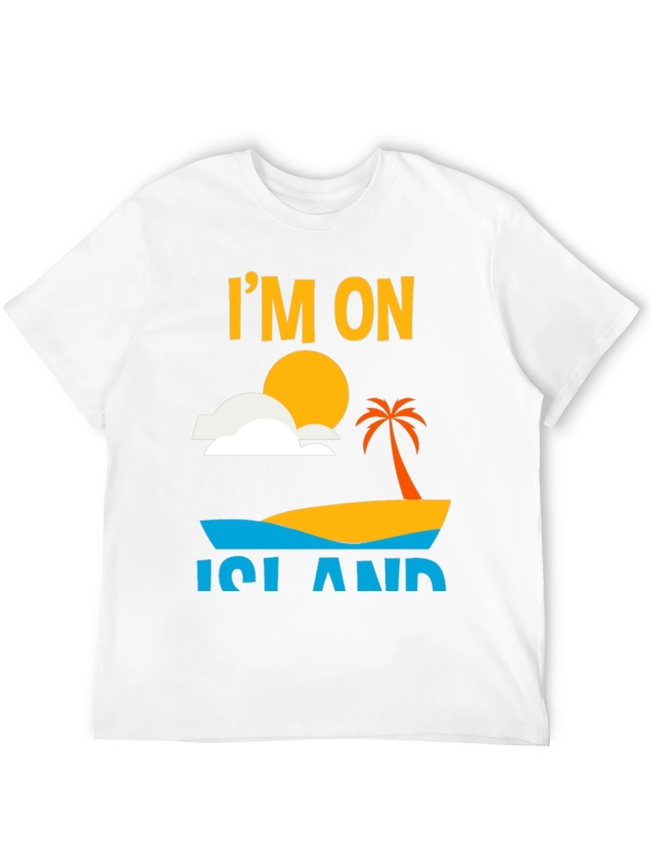 Im On Island Graphic T-Shirt - Tropical Vacation Tee