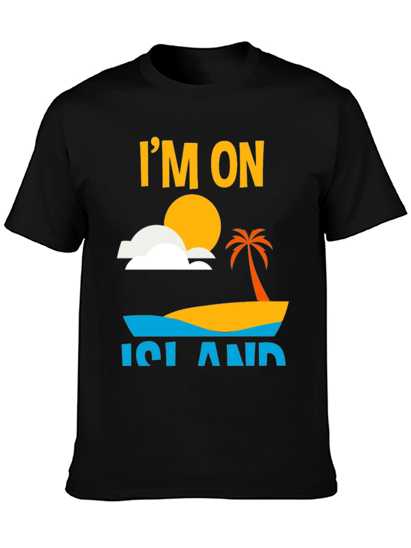 Im On Island Graphic T-Shirt - Tropical Vacation Tee