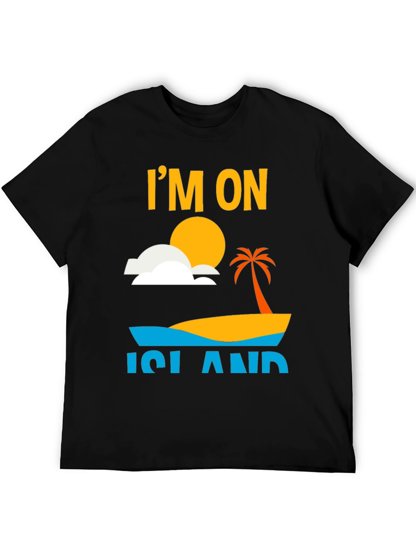 Im On Island Graphic T-Shirt - Tropical Vacation Tee