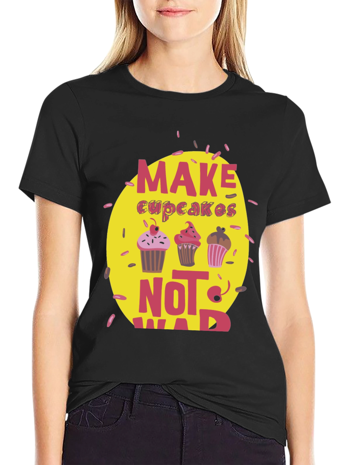 Make Cupcakes Not War T-Shirt