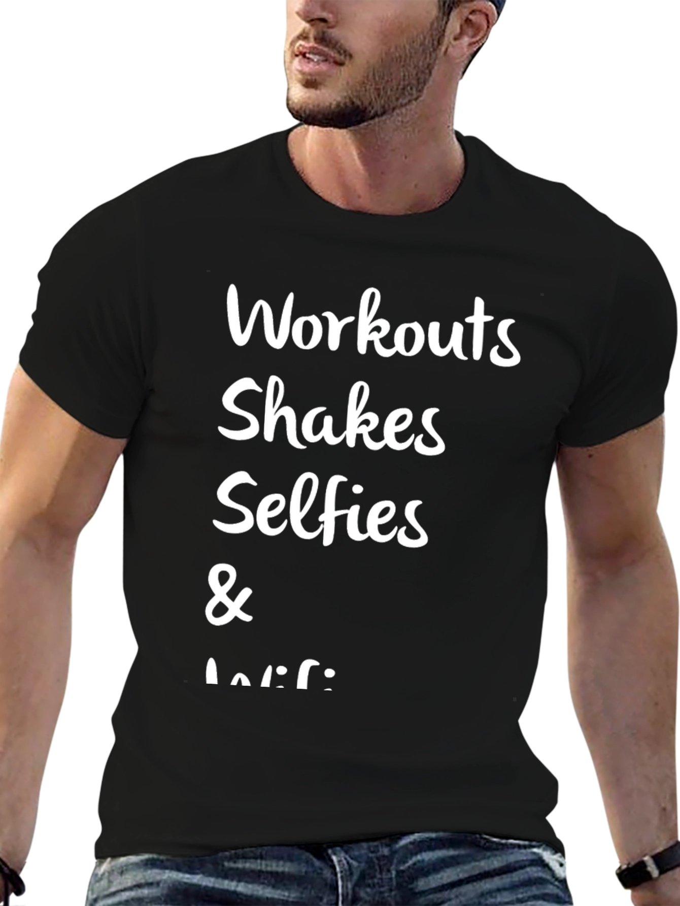 Workouts Shakes Selfies & WiFi Tee