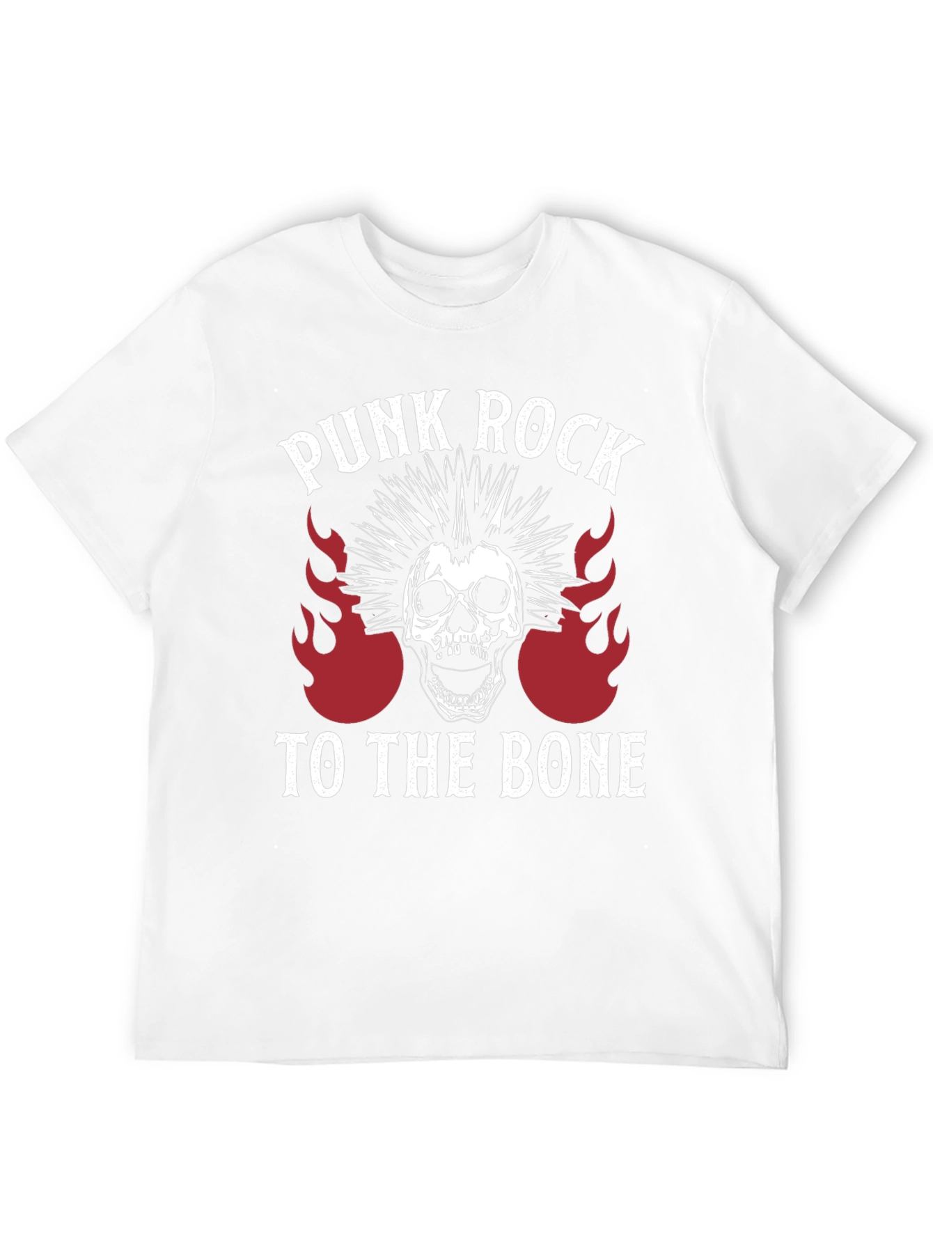 Punk Rock Skull Graphic Tee