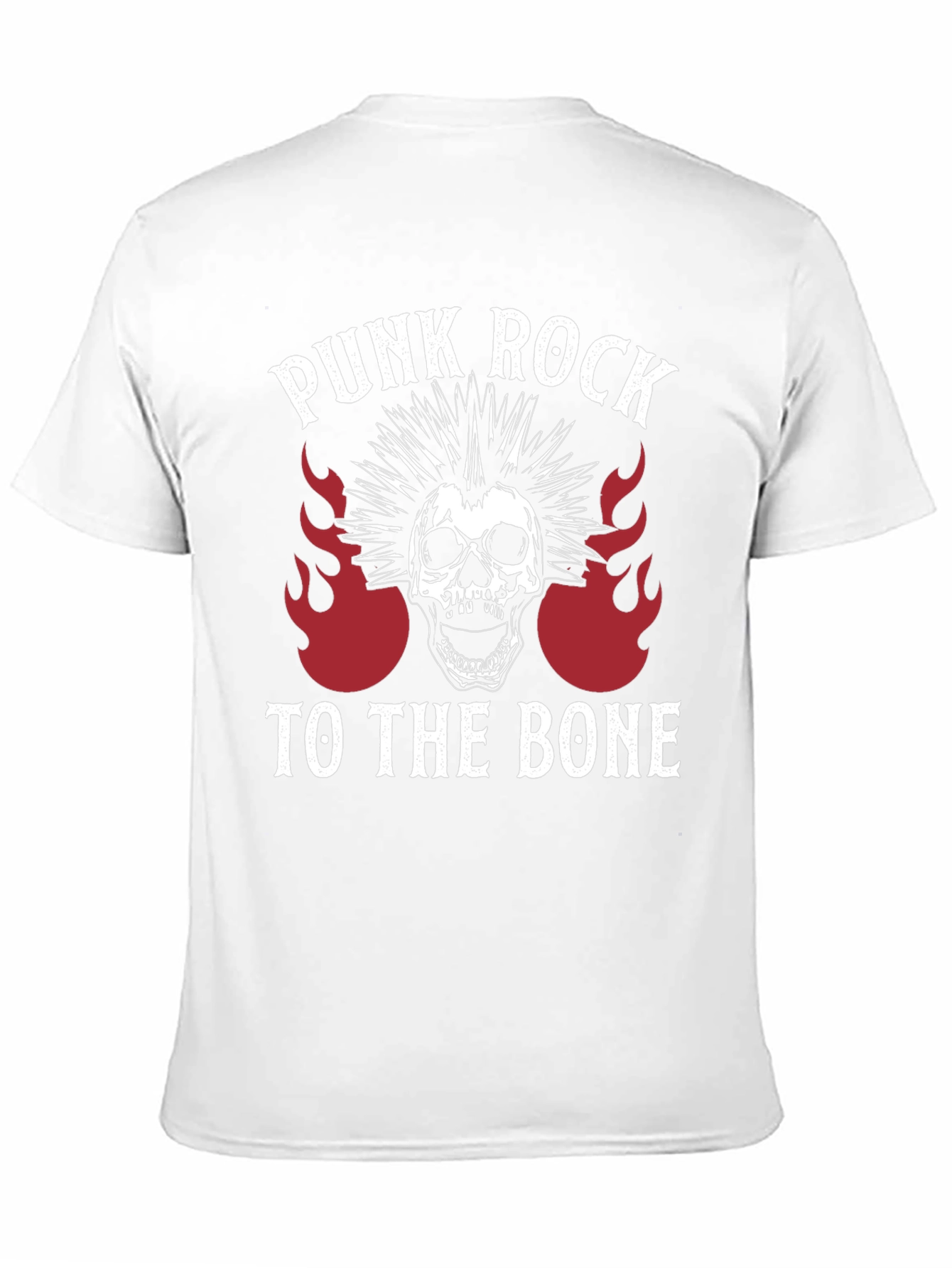 Punk Rock Skull Graphic Tee