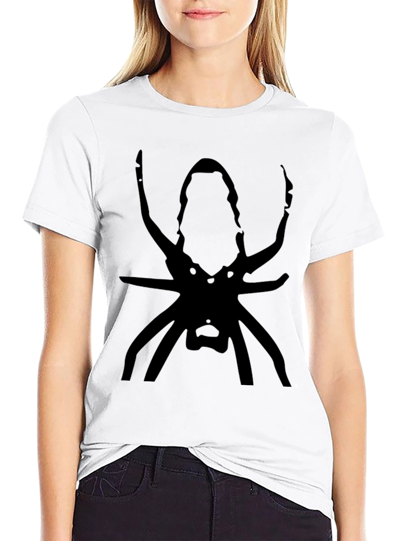 Black Spider Graphic Tee - Unique Design