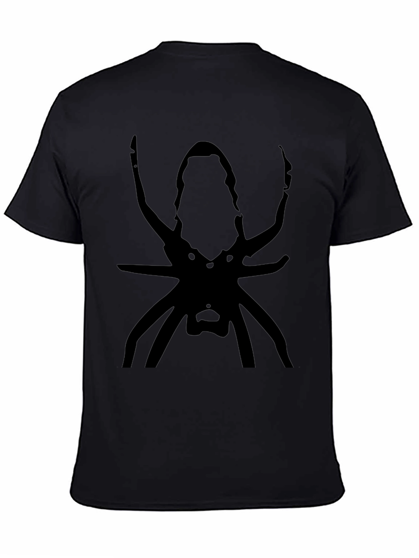 Black Spider Graphic Tee - Unique Design