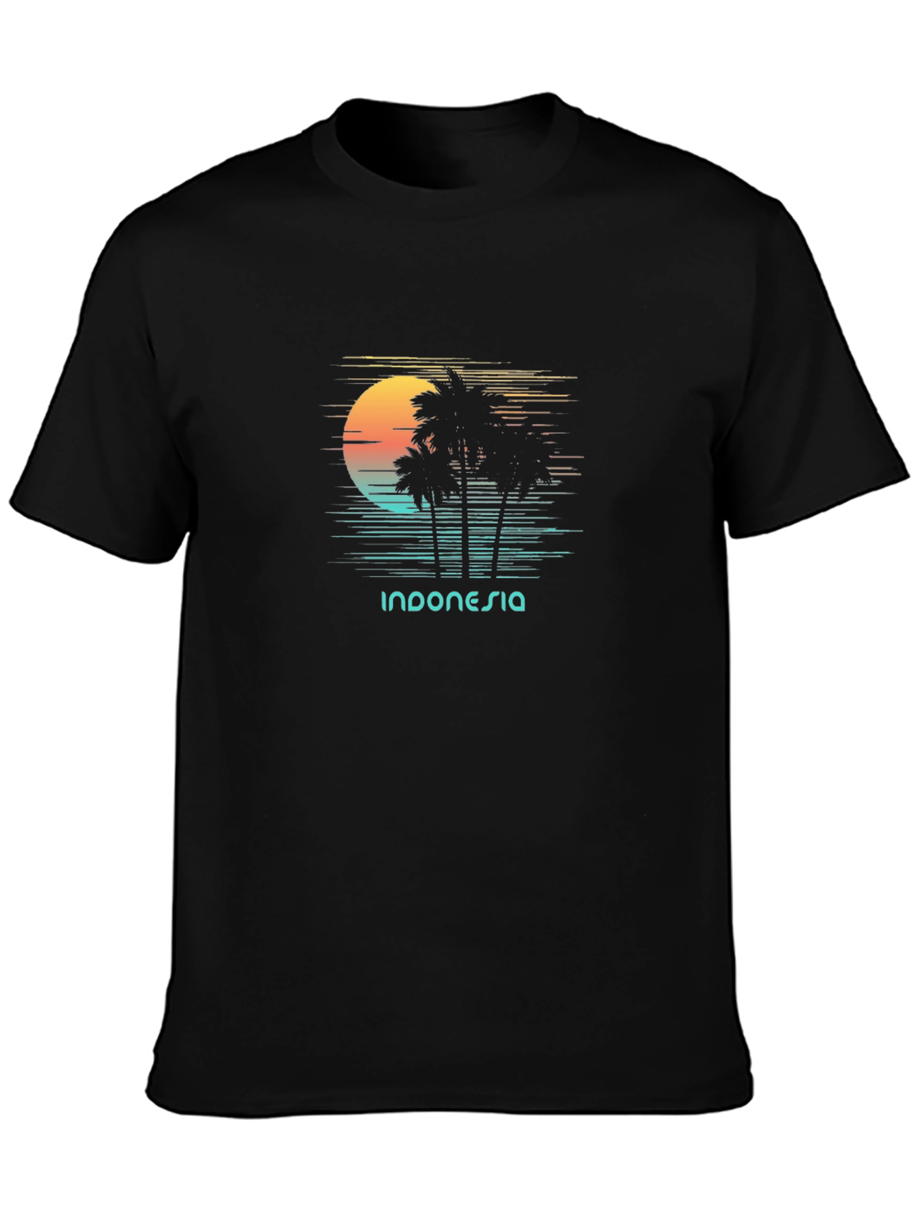 Indonesia Palms Graphic T-Shirt