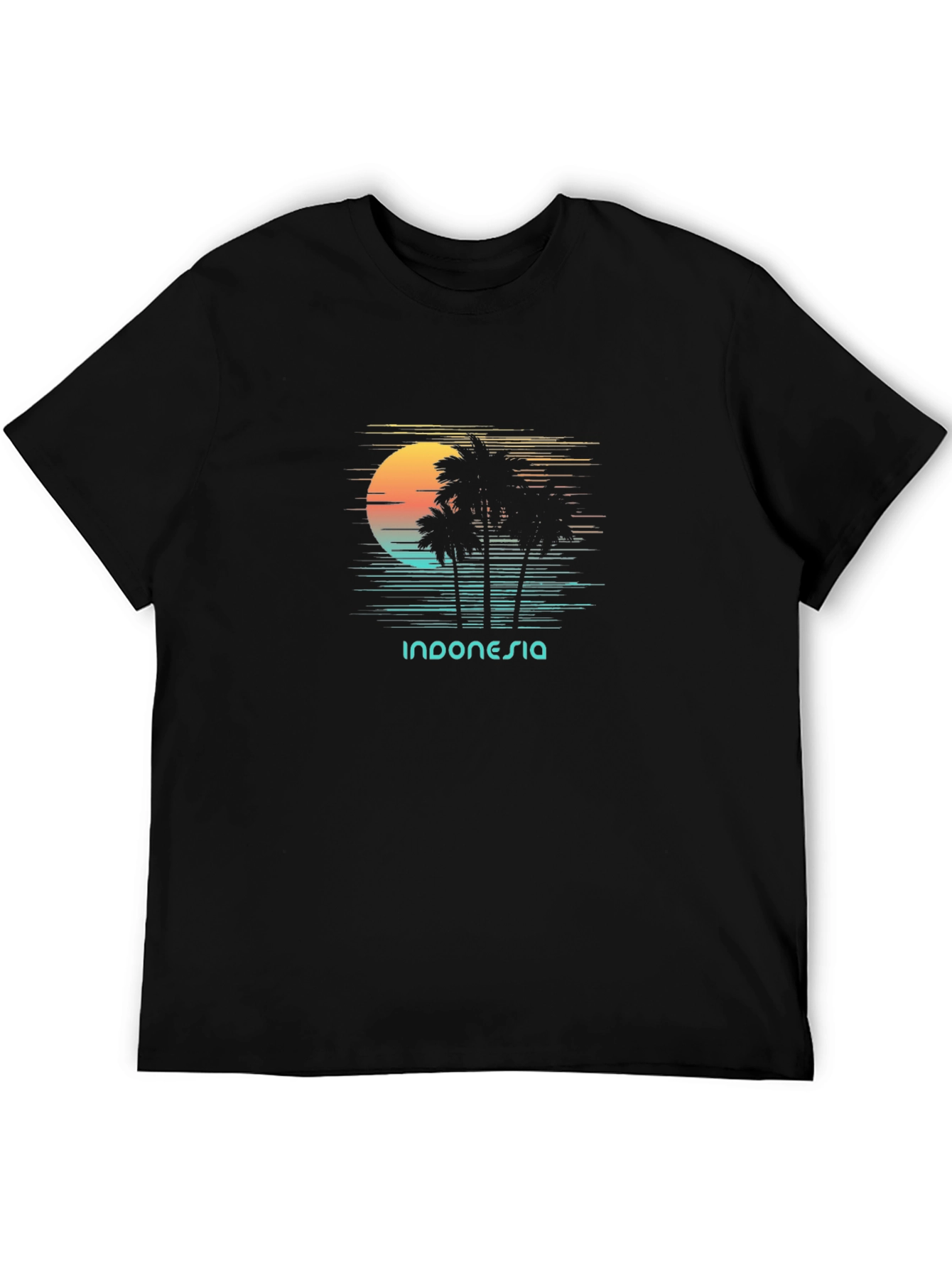 Indonesia Palms Graphic T-Shirt