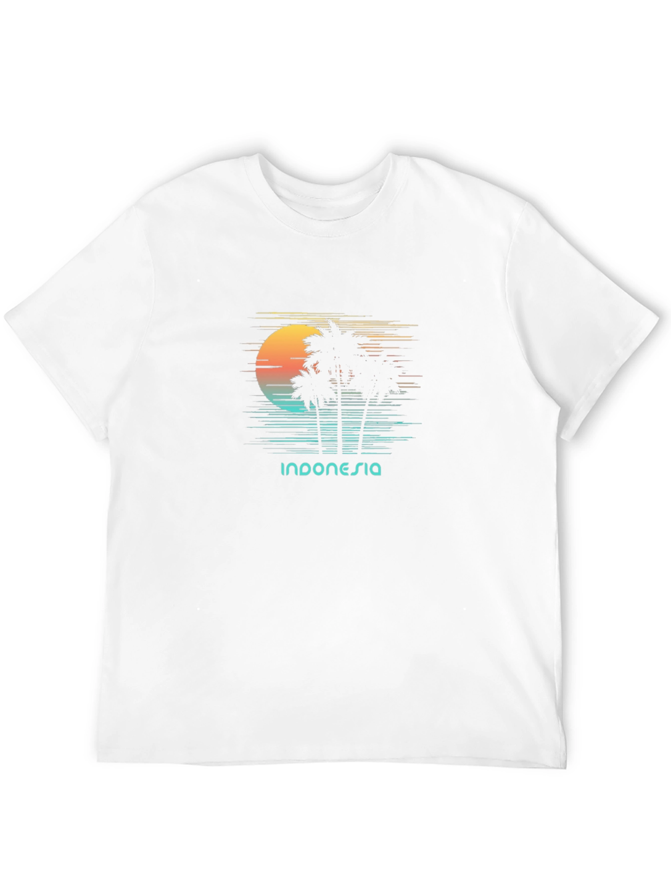 Indonesia Palms Graphic T-Shirt