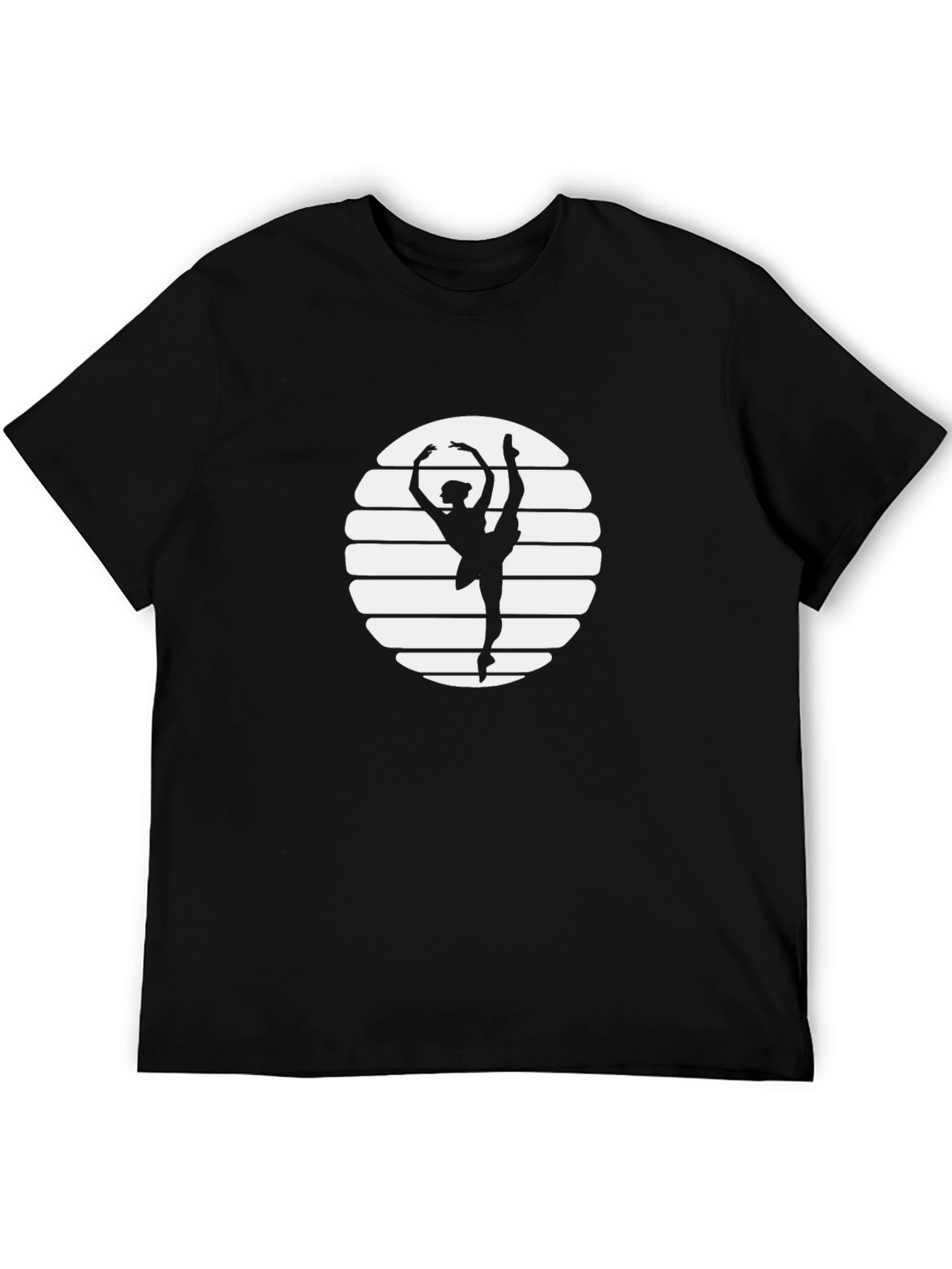 Ballet Dancer Graphic Tee - Black
