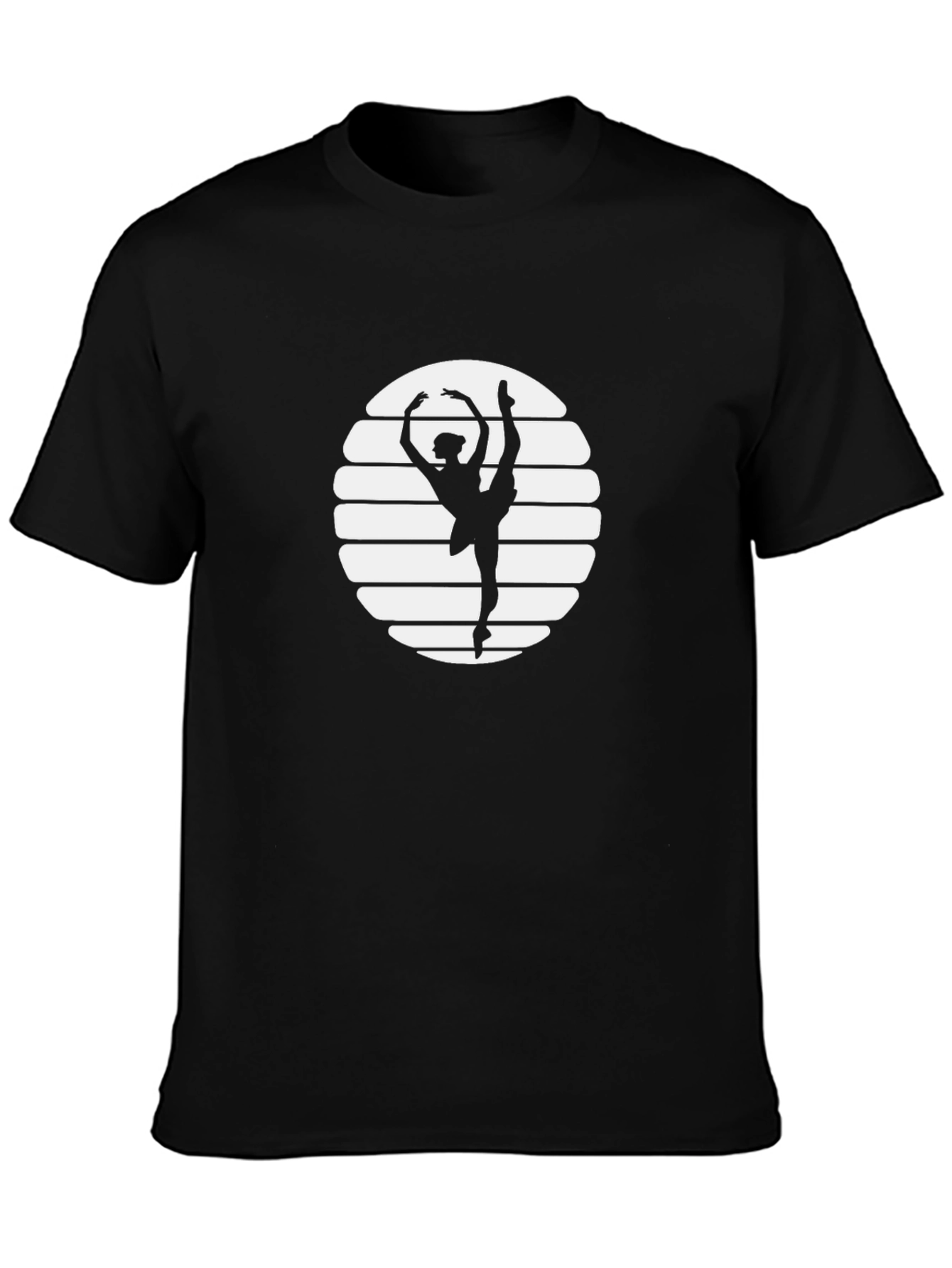 Ballet Dancer Graphic Tee - Black