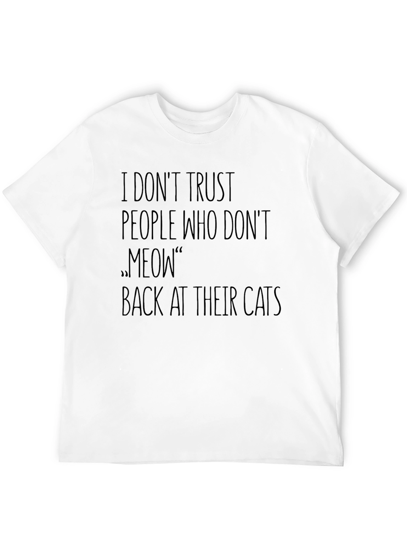 Cat Lover T-Shirt - Meow Back Humor Tee