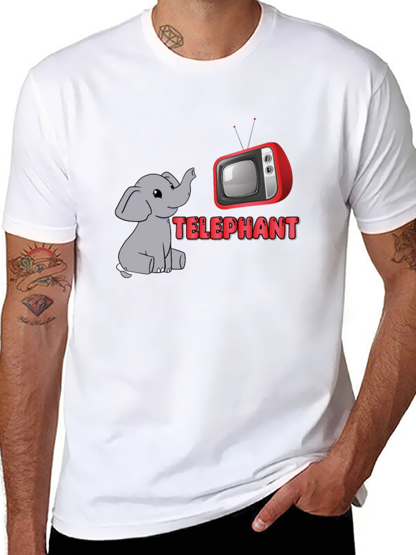Telephant T-Shirt - Unique Graphic Tee