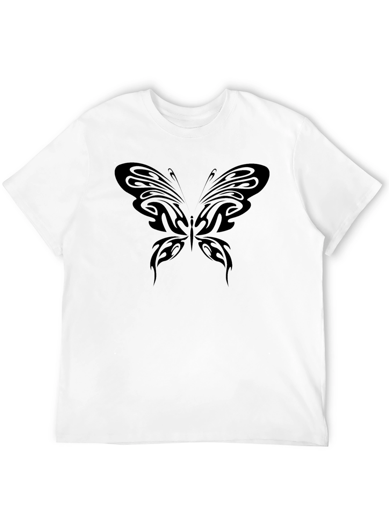 Black Butterfly Graphic T-Shirt